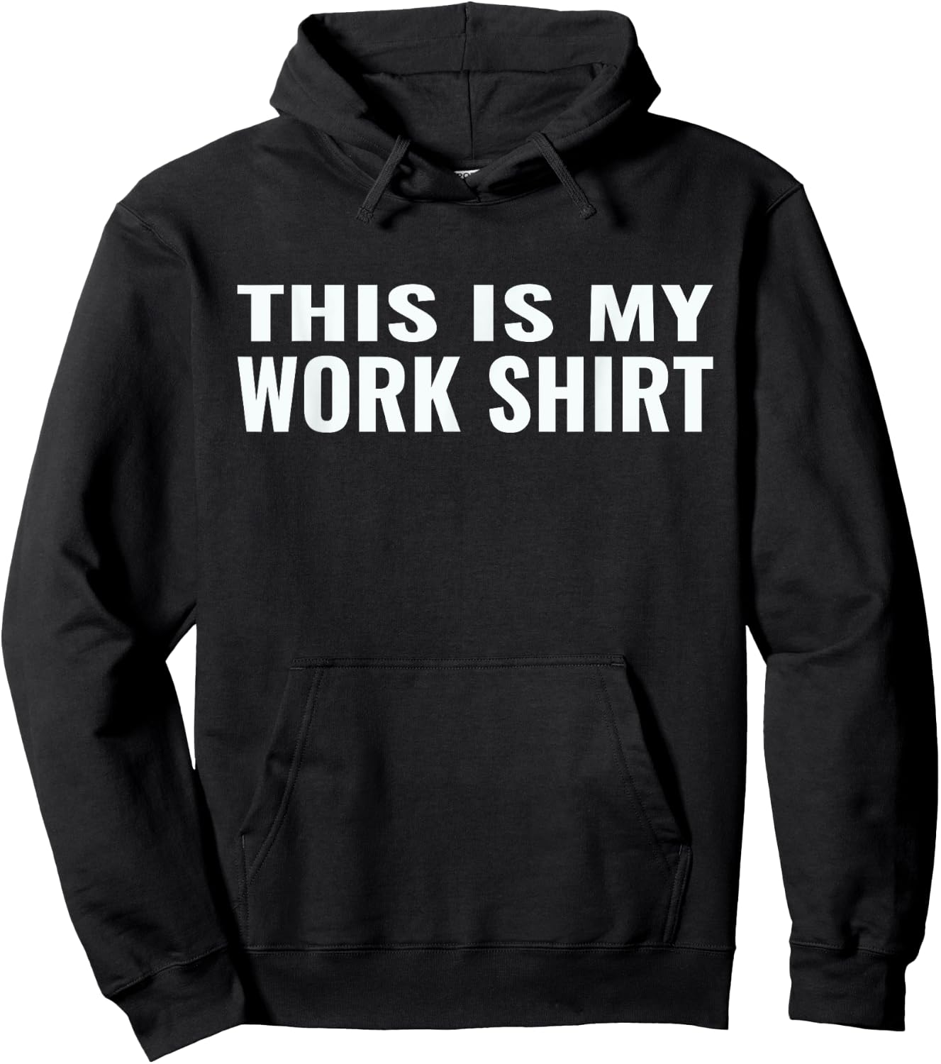 This is my work shirt funny Hoodie - Hoodie | Black