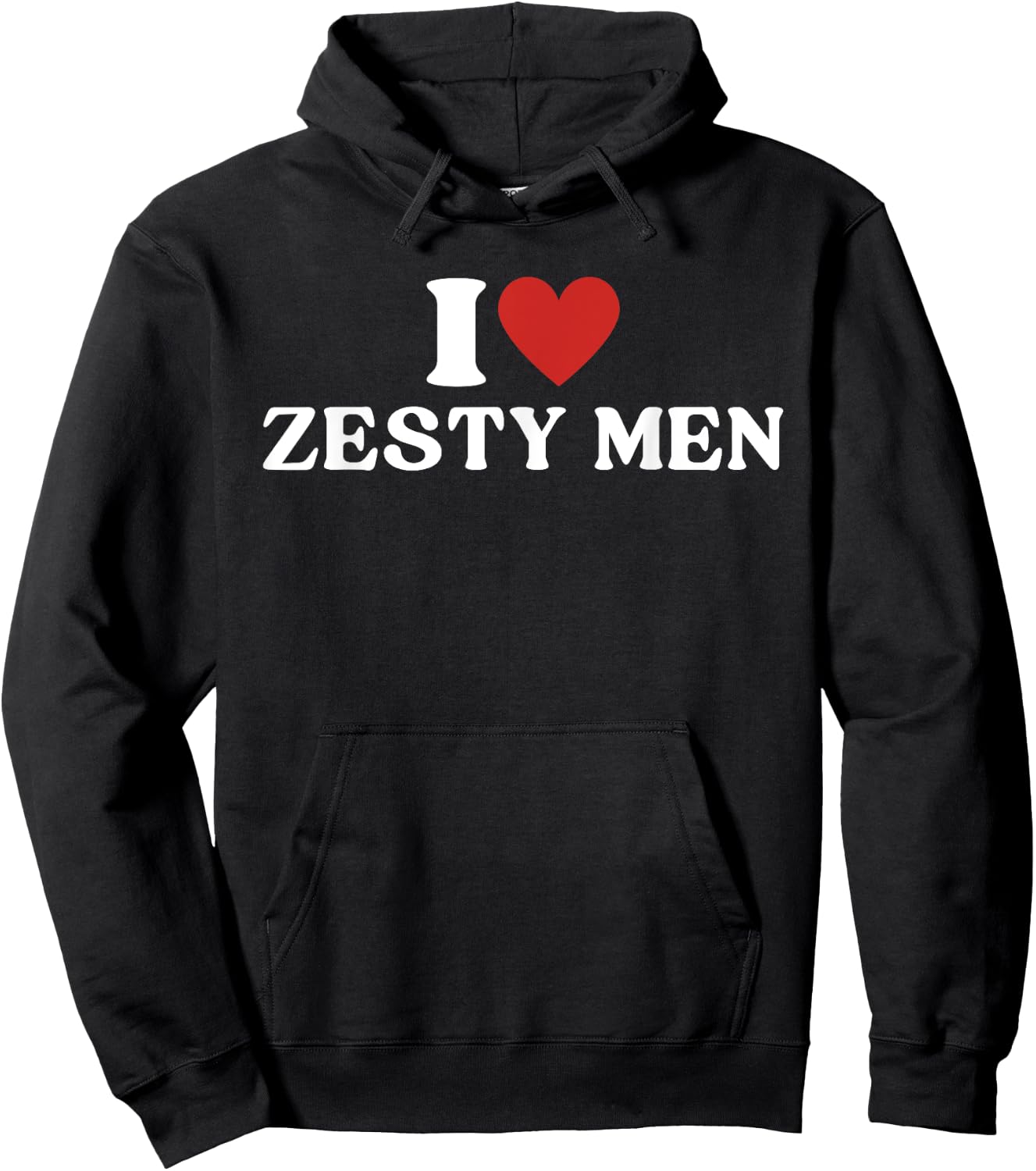 I Love Zesty Men I Heart Zesty Men Hoodie - Hoodie | Black