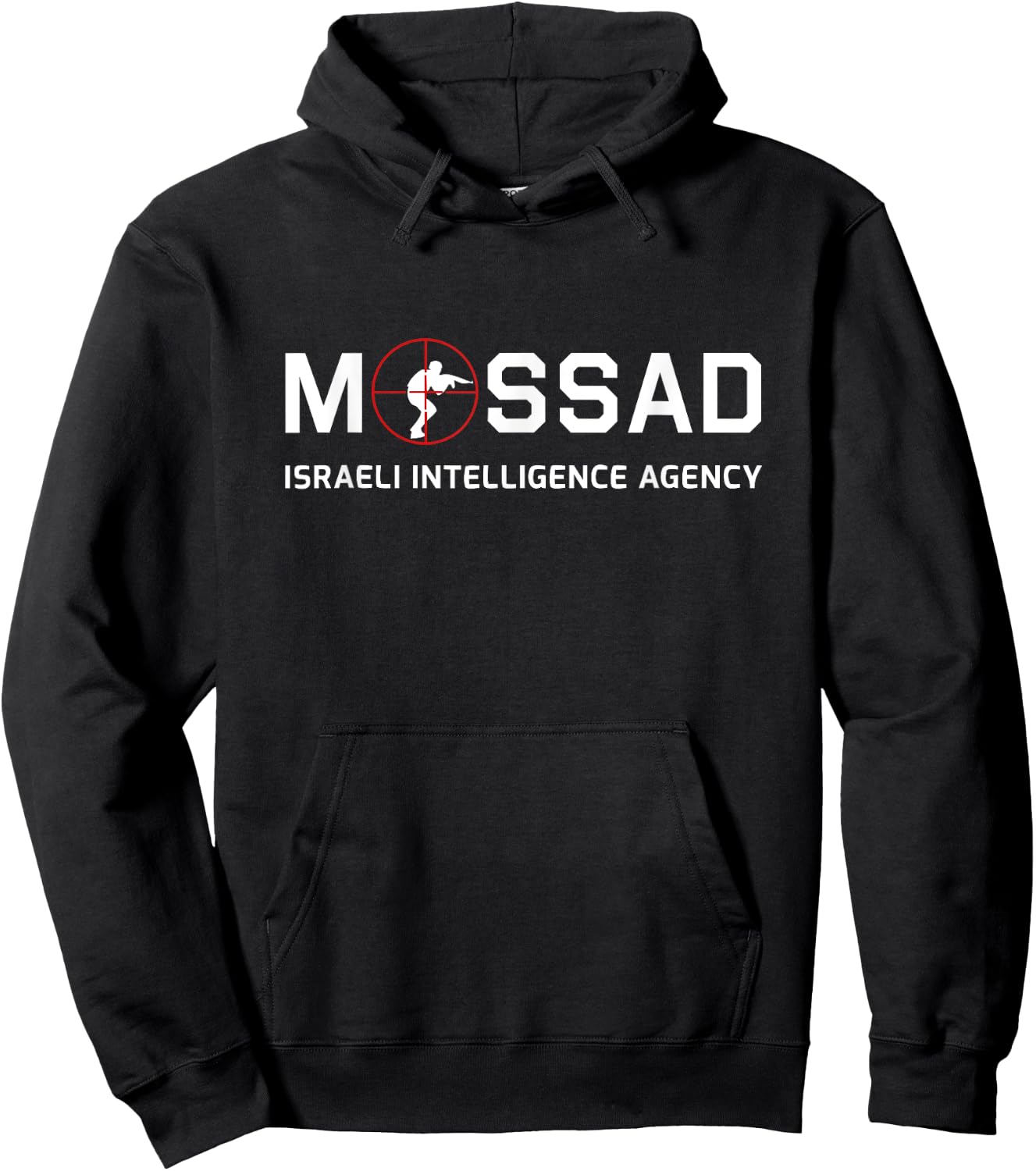 Mossad - Israeli Intelligence Agency - IDF Associate Mosad Hoodie - Hoodie | Black