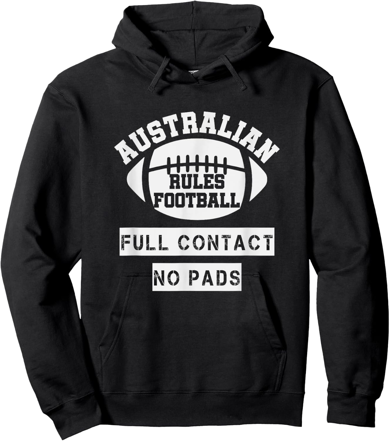 Australian Rules Football - Funny Football Hoodie - Hoodie | Black