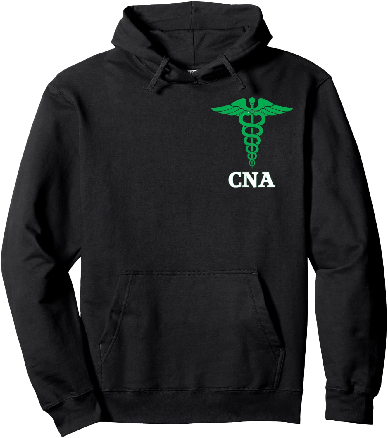 Certified Nursing Assistant Caduceus Medical Nurse Hoodie - Hoodie | Black