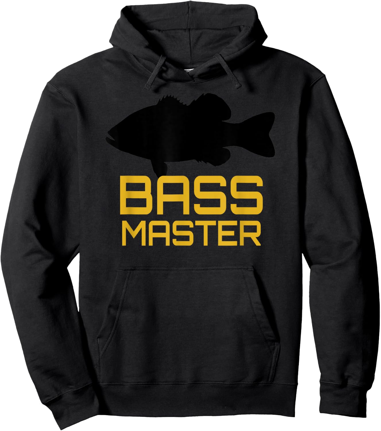 Bass Master Fishing Shirt Tackle Gear Lure Largemouth Bass Hoodie - Hoodie | Black