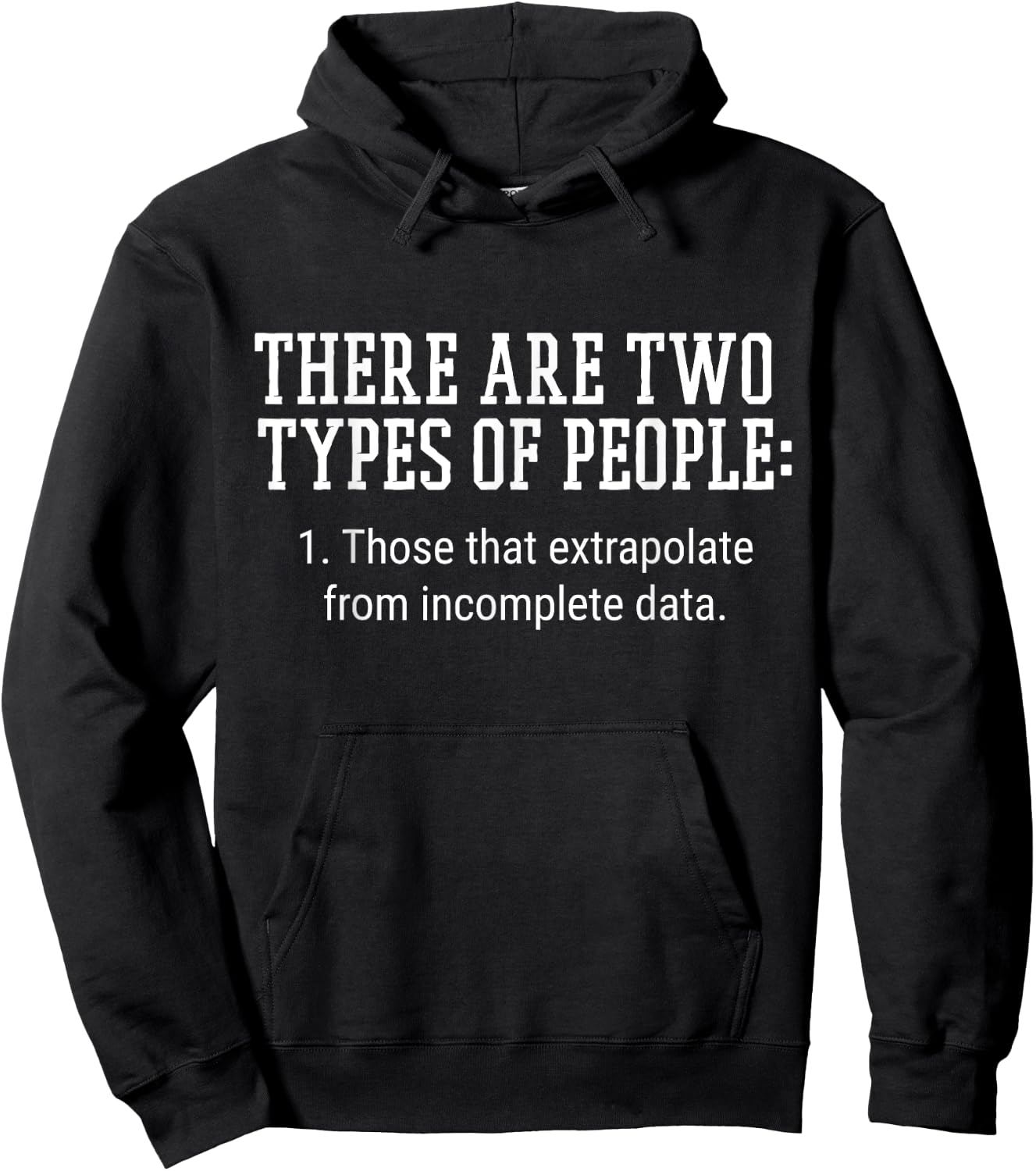 There Are Two types of People Hoodie - Hoodie | Black