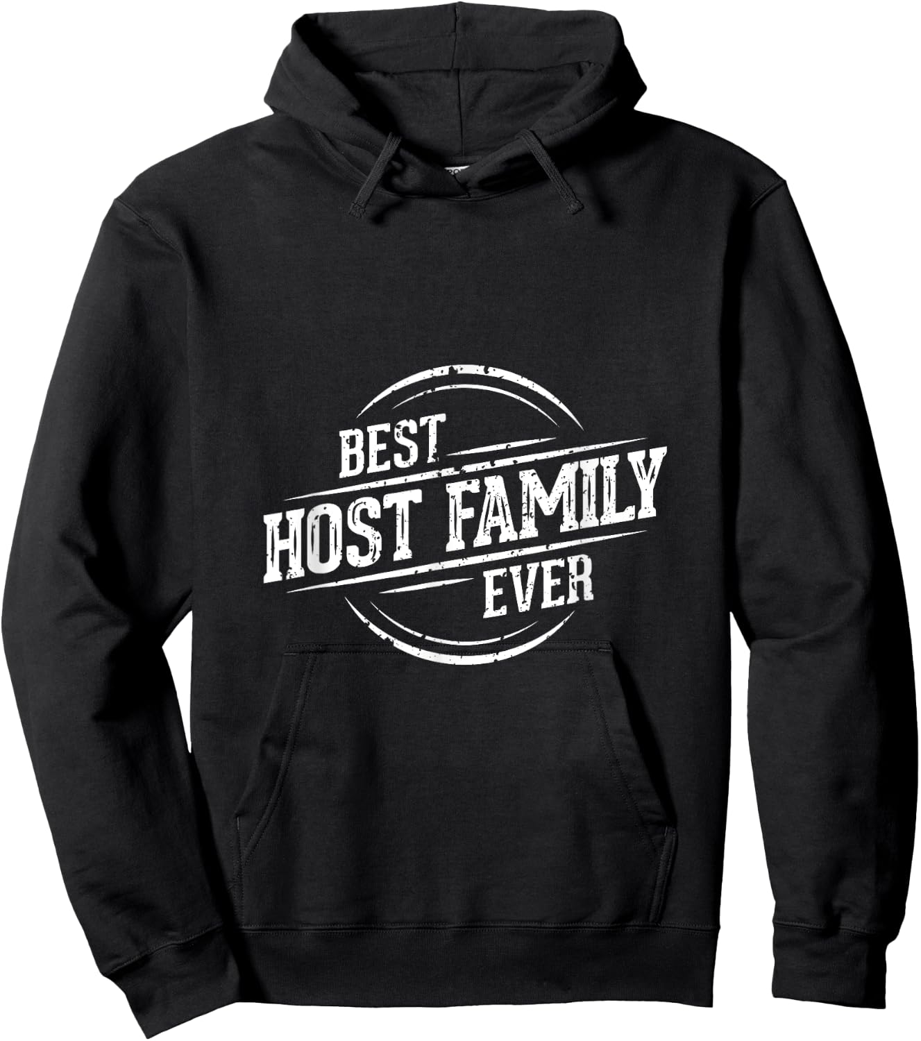 Best Host Family Ever Shirt - Gift host families Hoodie - Hoodie | Black