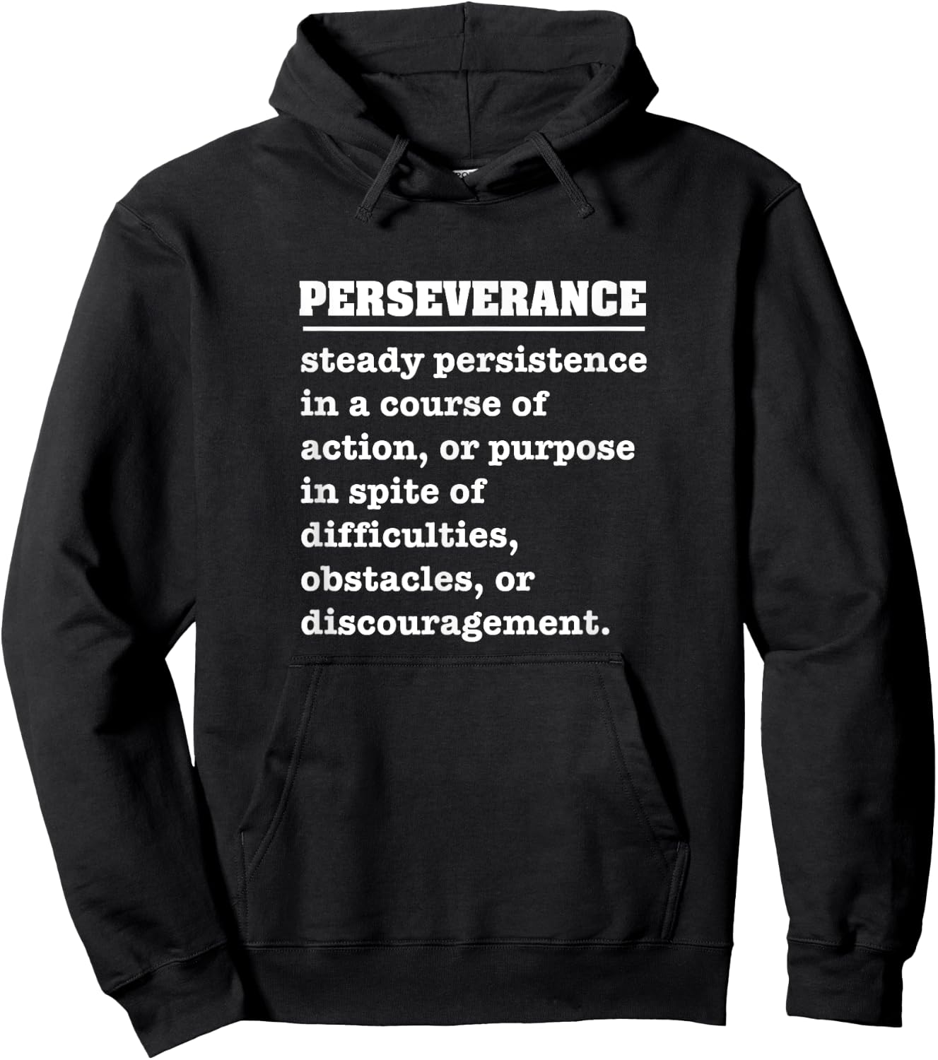 Perseverance Hoodie - Hoodie | Black