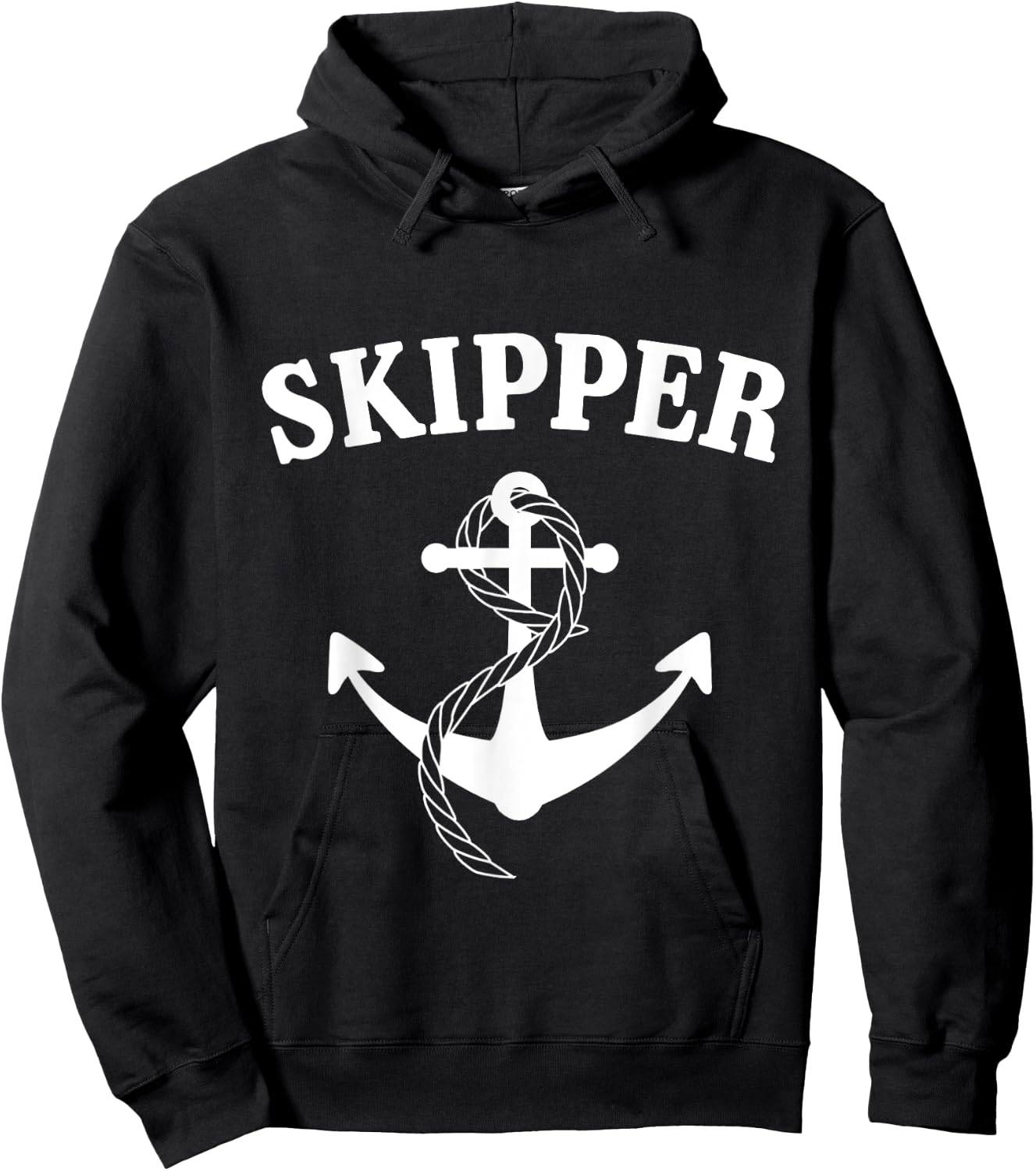 Skipper of the Boat Boating Boater Hoodie - Hoodie | Black