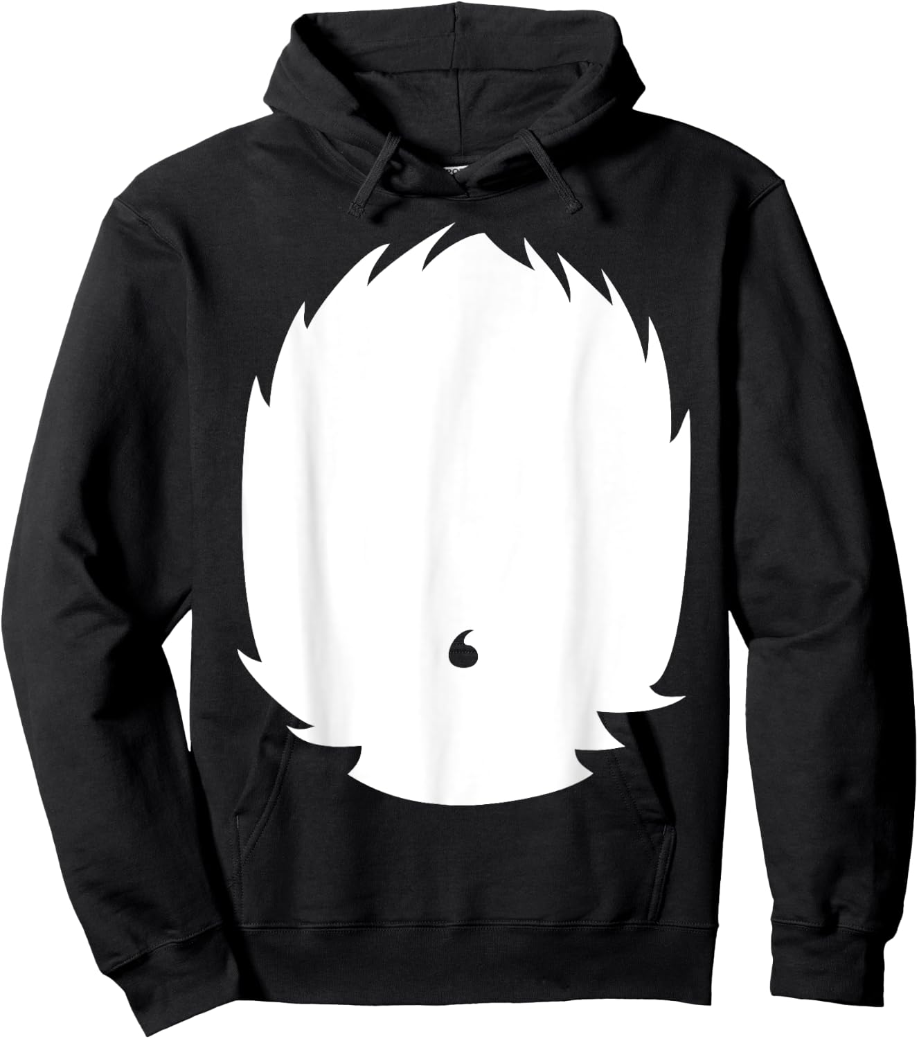 Skunk CAT Panda Halloween Costume Shirt DIY Animals Belly Women Kids Hoodie - Hoodie | Black