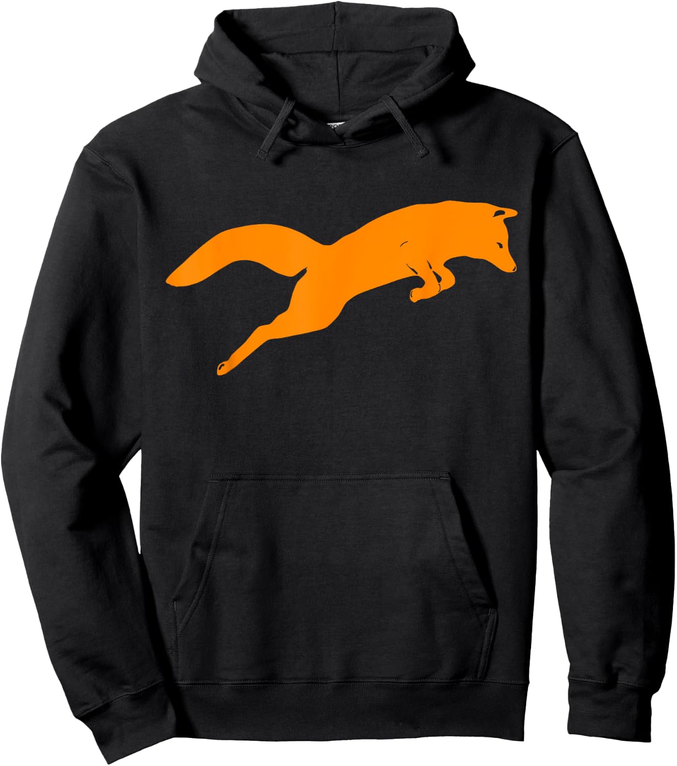 Silhouette Fox Shirt - Fox Animal T Shirt Hoodie - Hoodie | Black