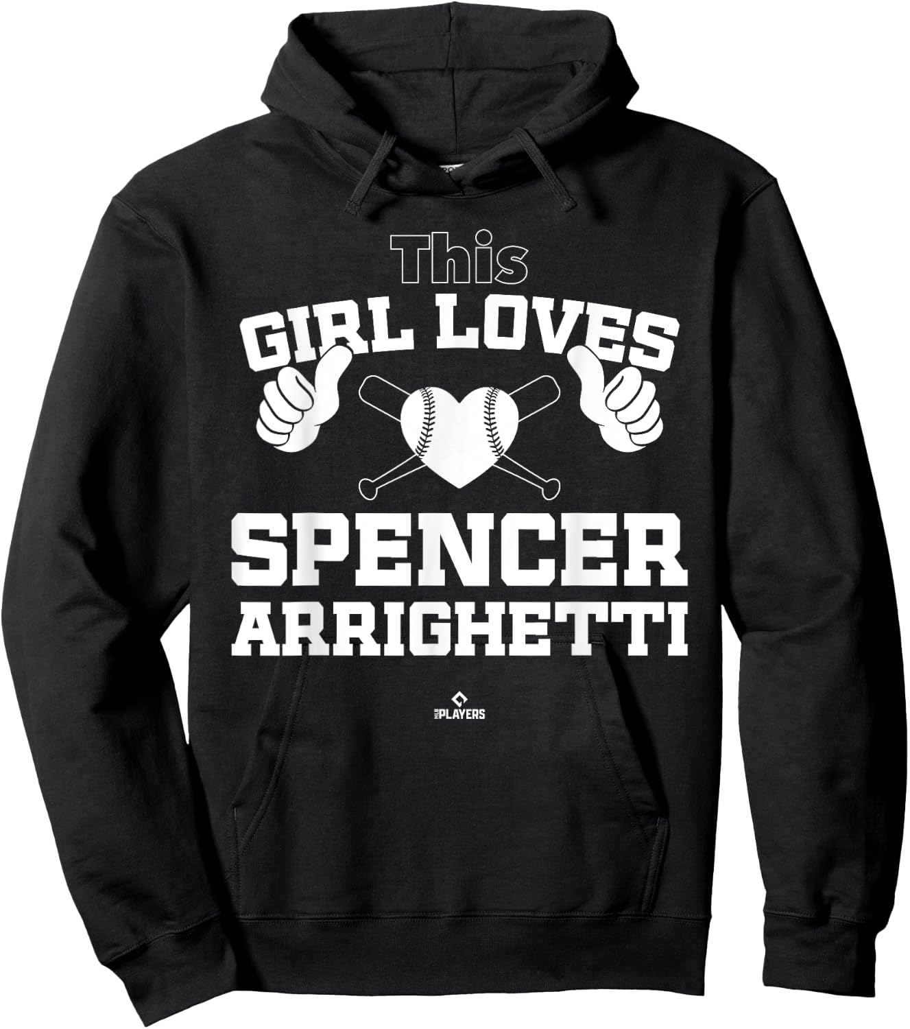This Girl Loves Spencer Arrighetti Prospect Baseball Fan Hoodie - Hoodie | Black