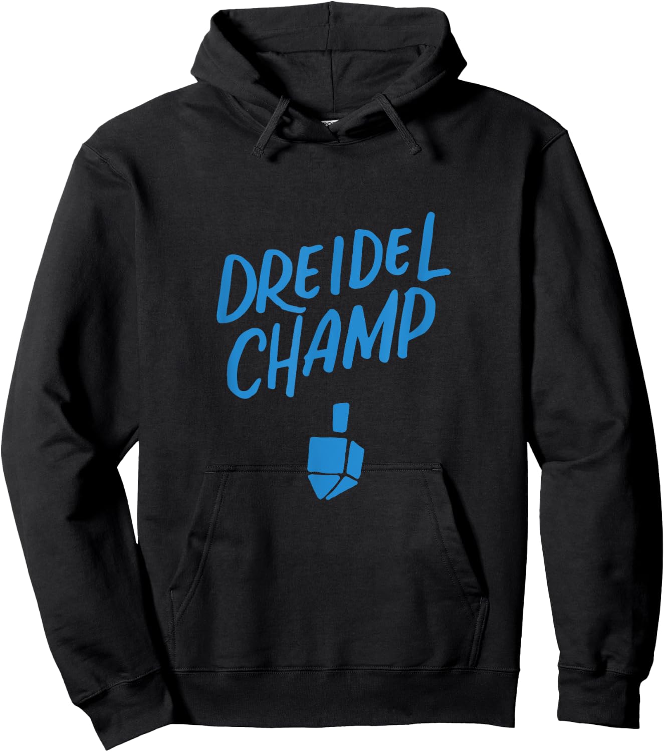 Dreidel Champ, Dreidel Champion Funny Hanukkah Chanukah Kids Hoodie - Hoodie | Black