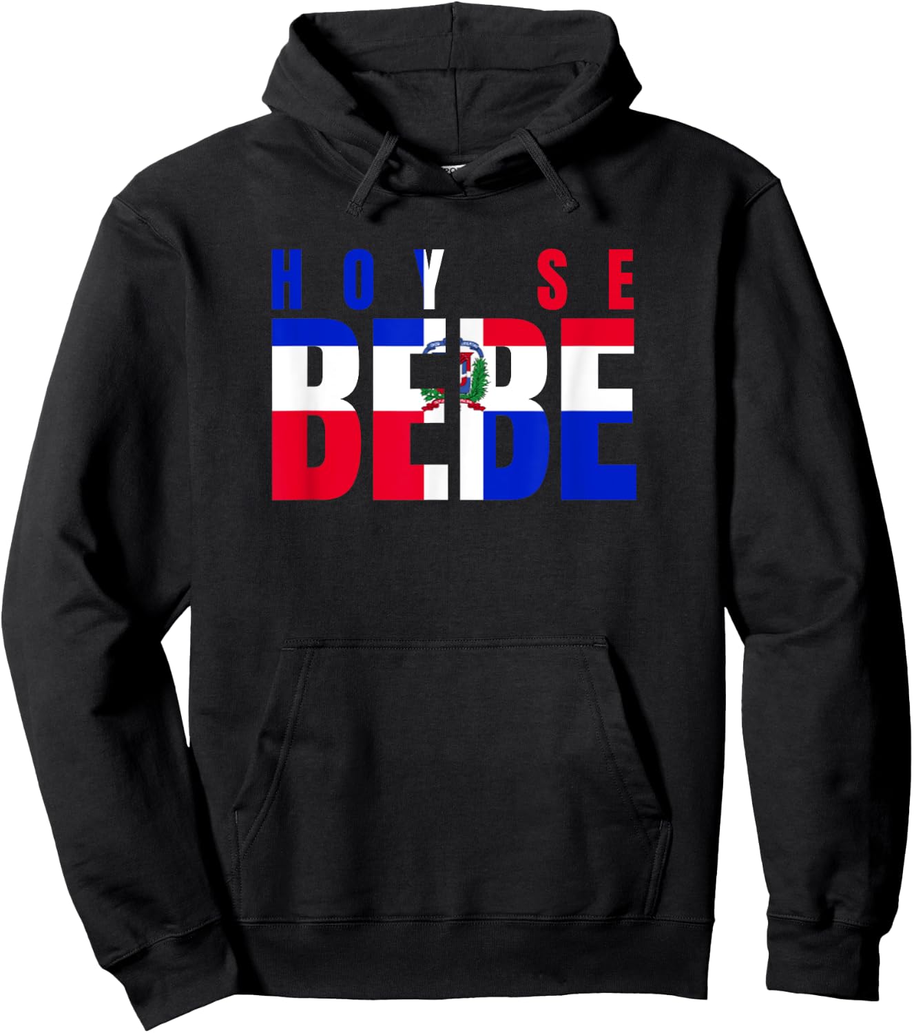 Hoy se Bebe Dominican Hoodie - Hoodie | Black