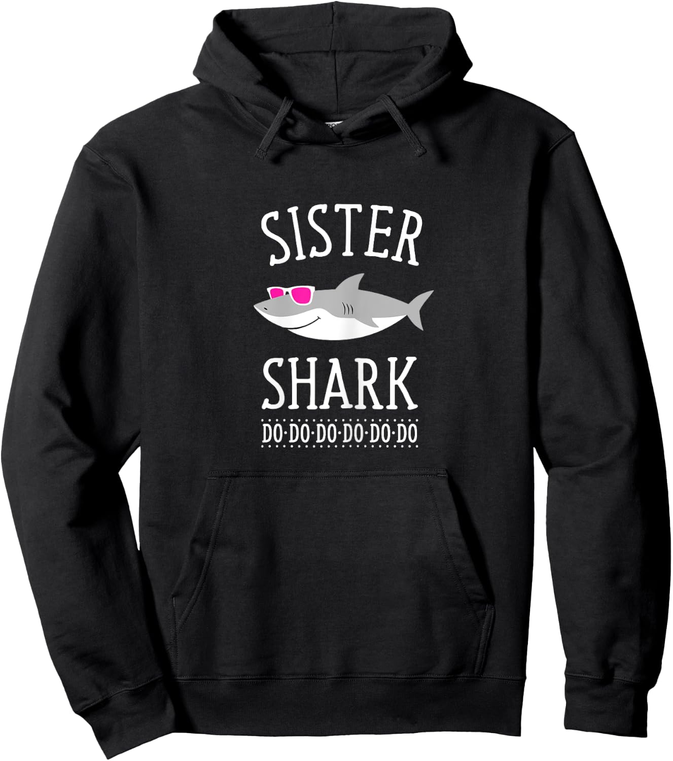Sister Shark Hoodie - Hoodie | Black