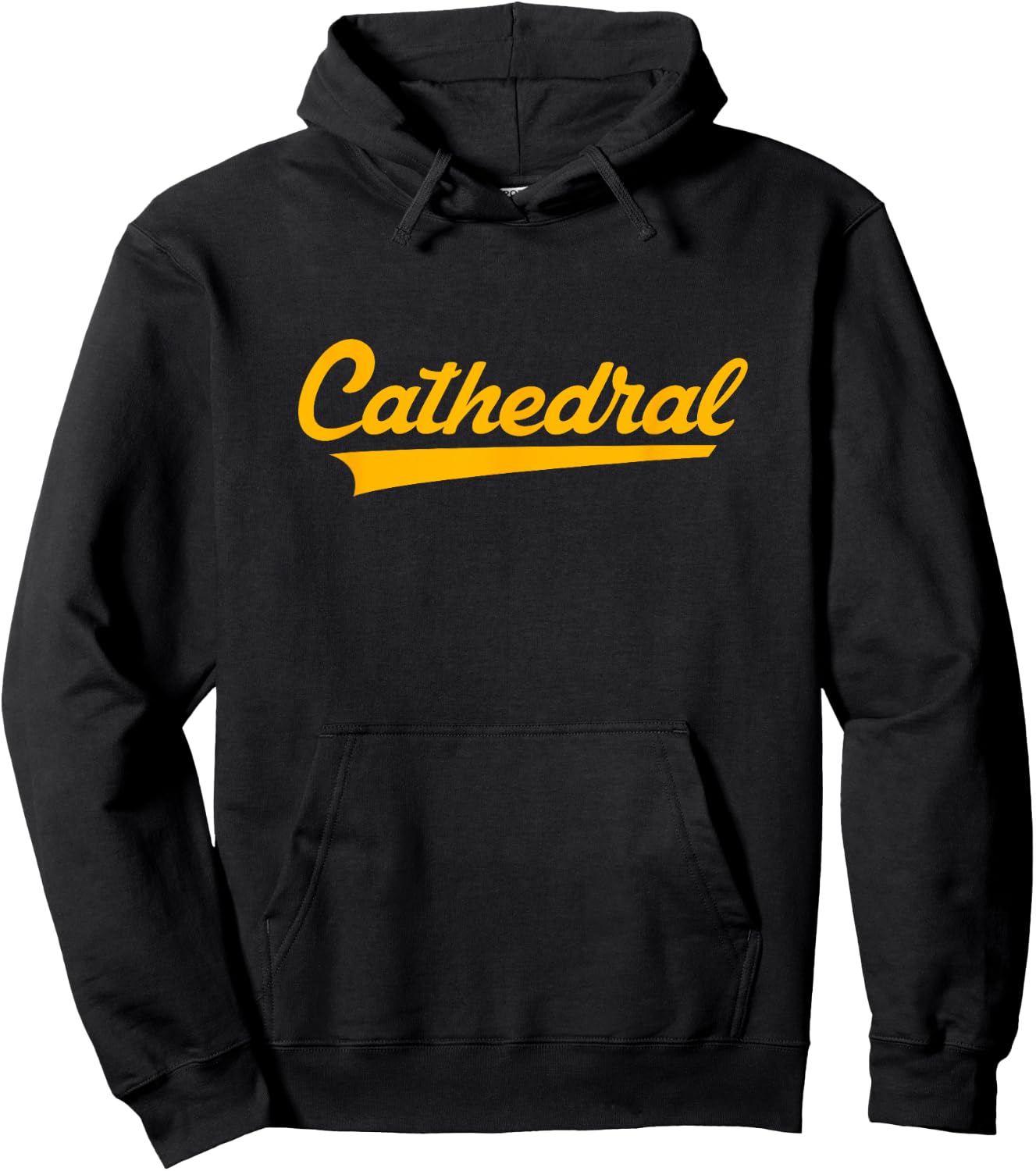 Cathedral High School Vintage Swoosh Hoodie - Hoodie | Black