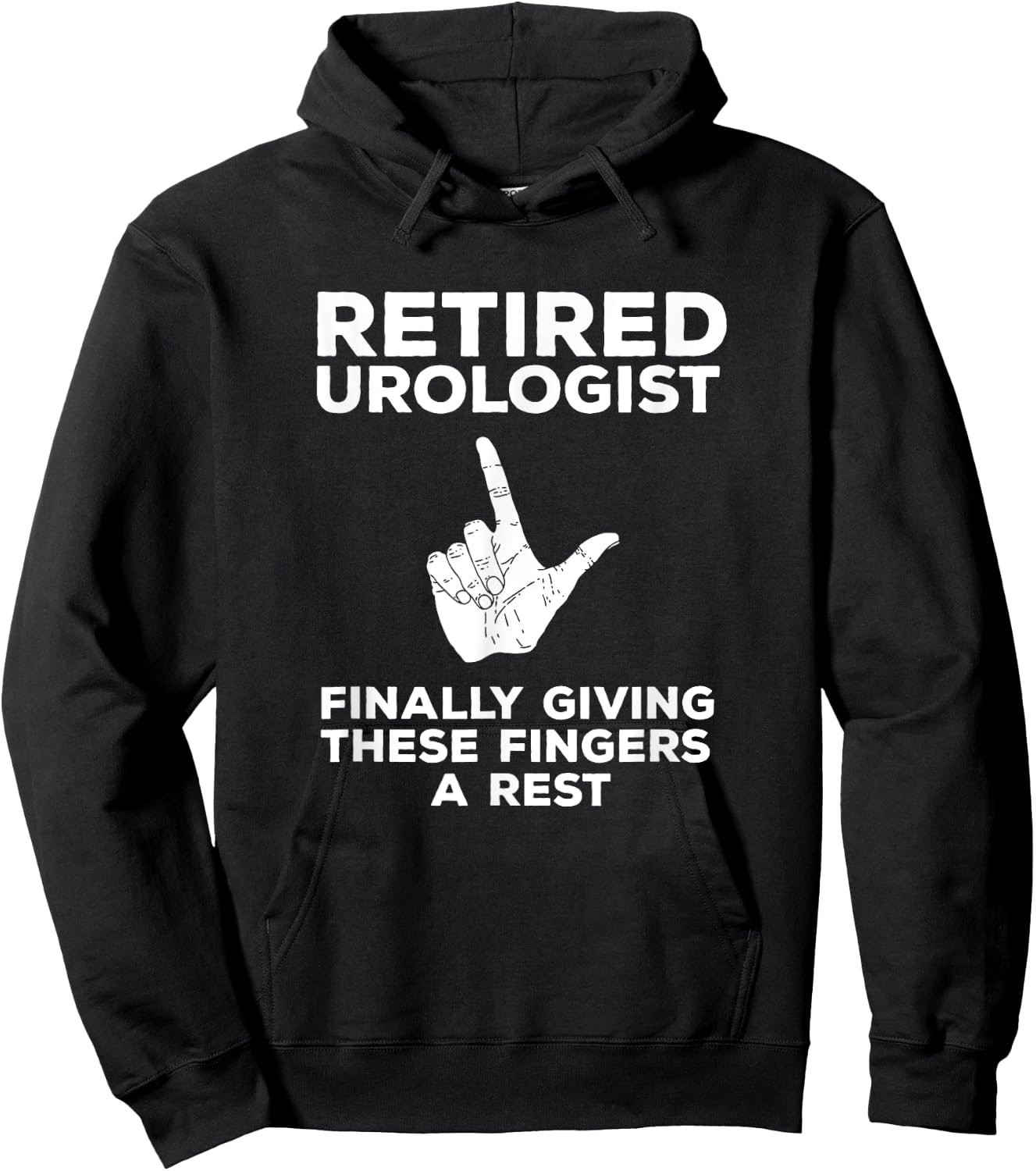 Retired Urologist Funny Pun Joke Retirement Gift Hoodie - Hoodie | Black