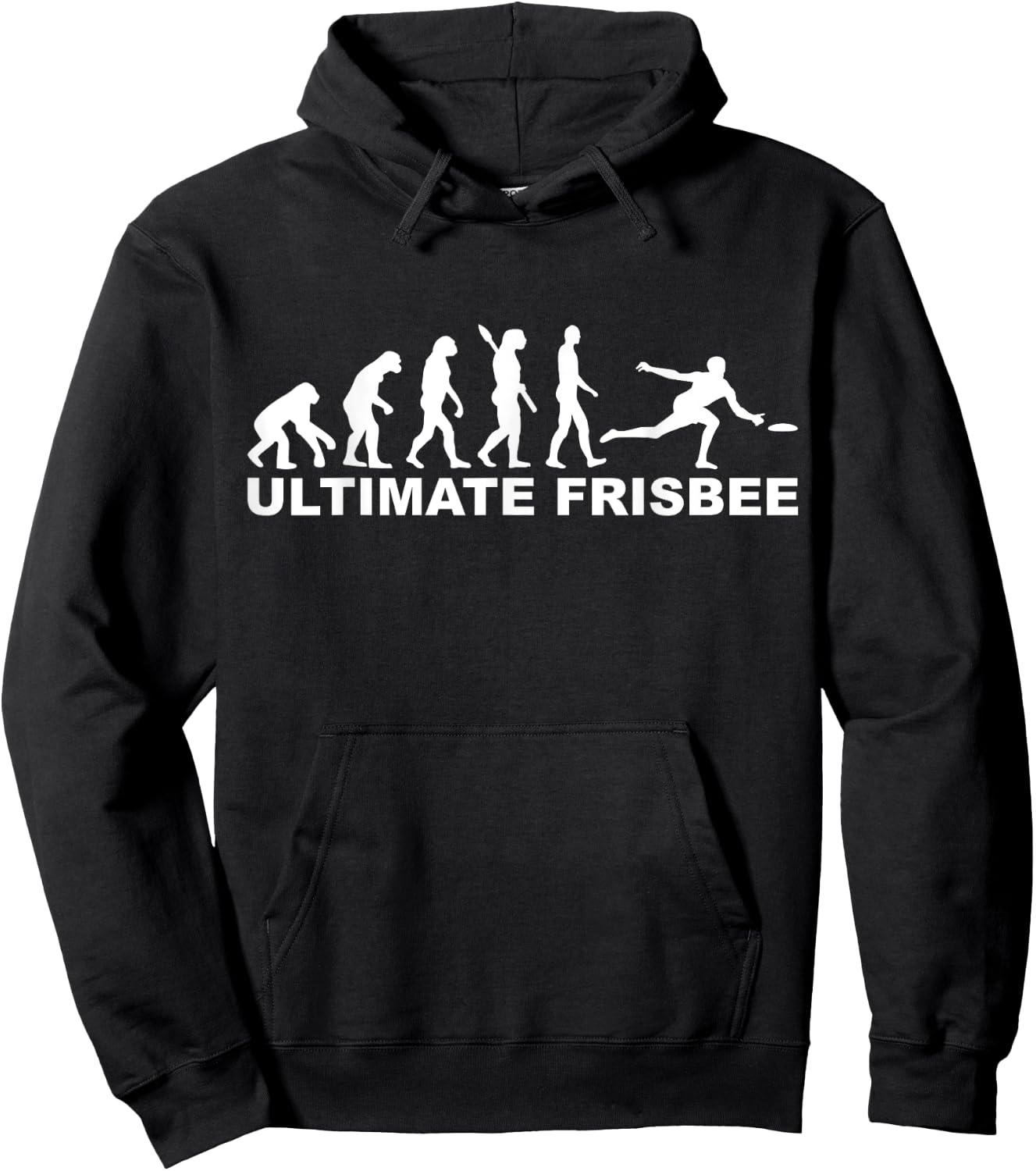 Evolution Ultimate Frisbee Hoodie - Hoodie | Black