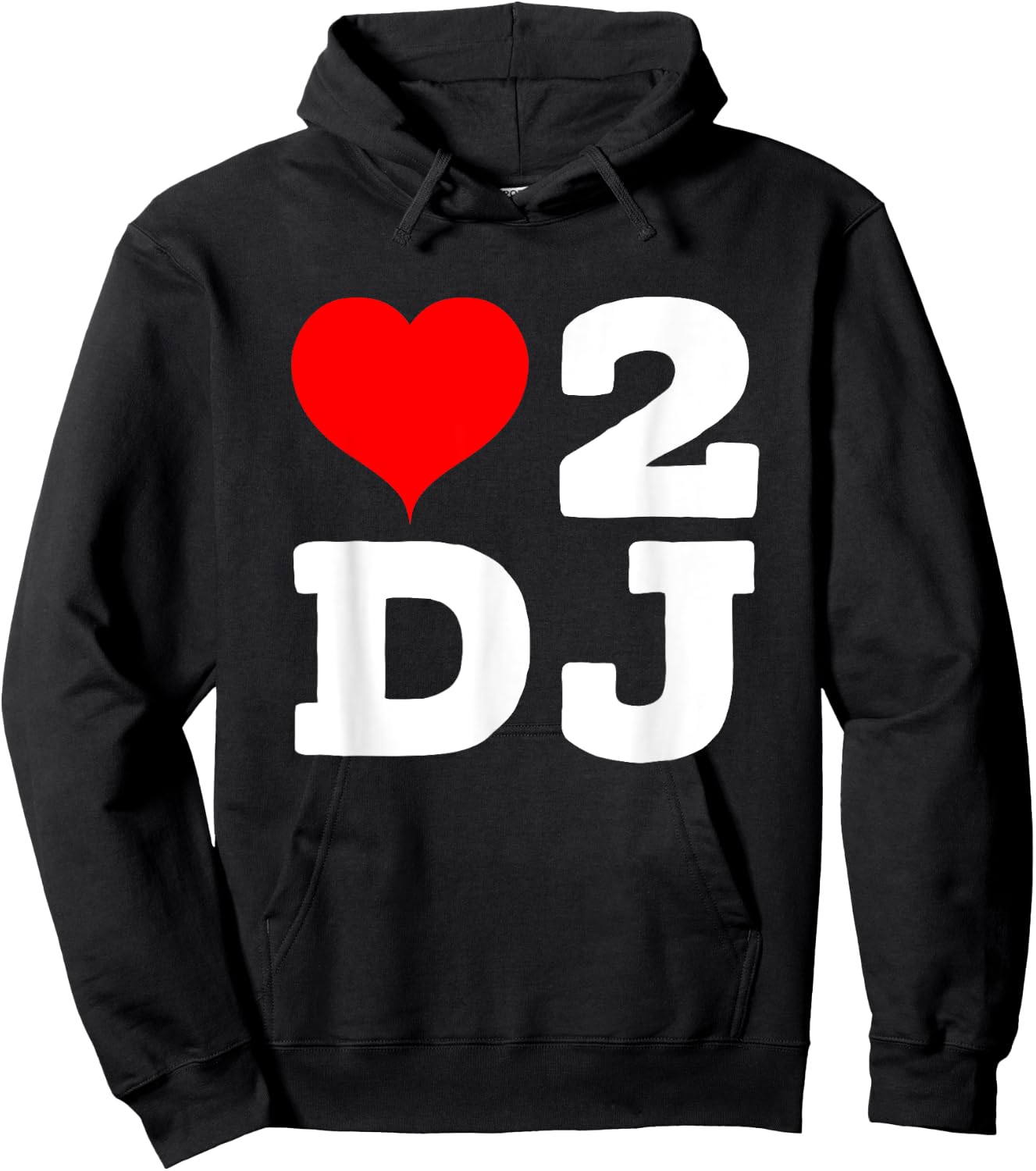 I love To Dj Party Heart 2 D.J Concert Music Hoodie - Hoodie | Black