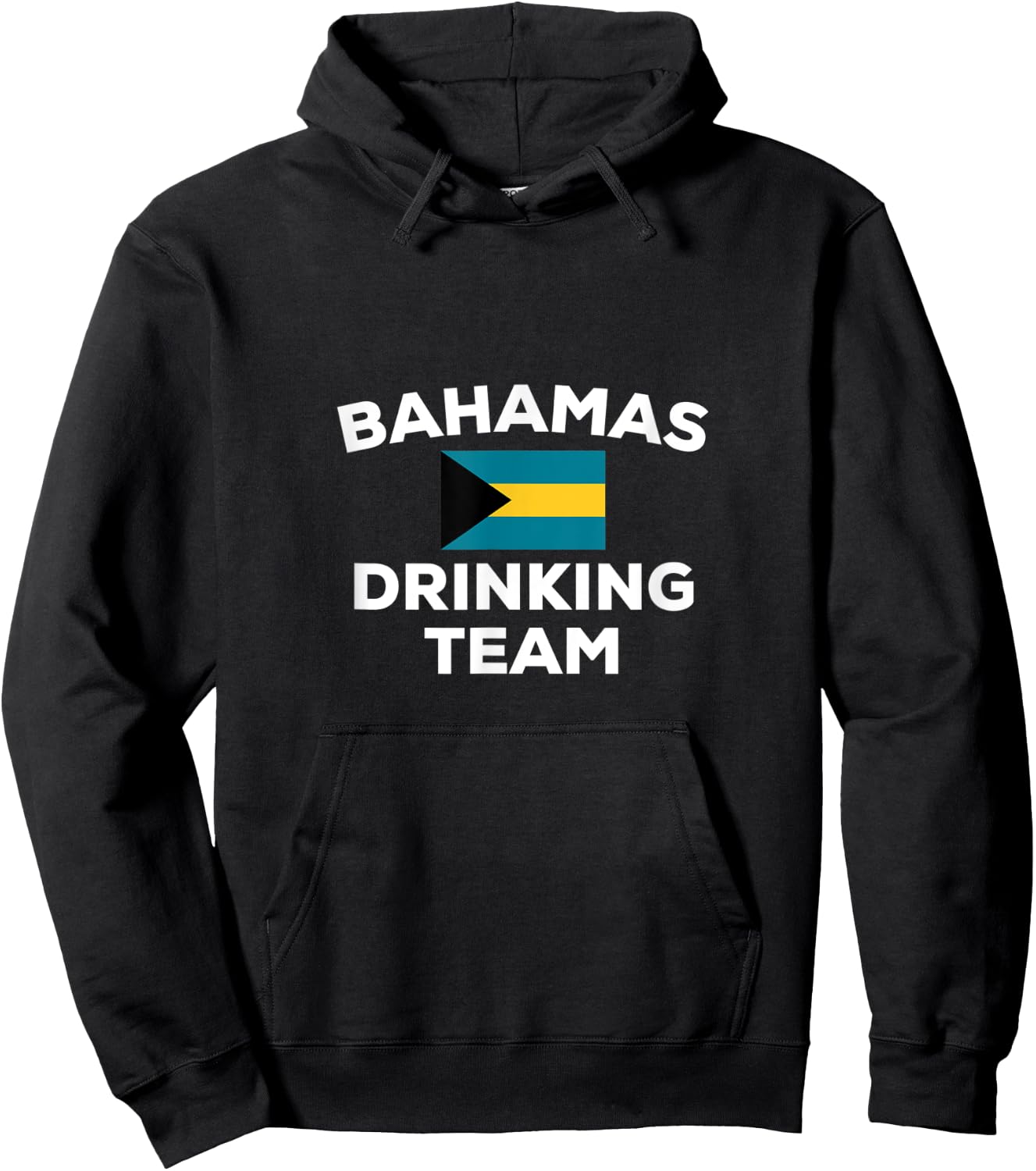 Bahamas Drinking Team Flag Island Beach Funny Beer Party Men Women Hoodie - Hoodie | Black