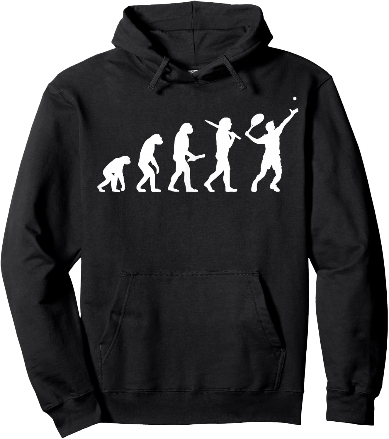 Funny Tennis Shirt - Evolution of a Tennis Star Gift Hoodie - Hoodie | Black