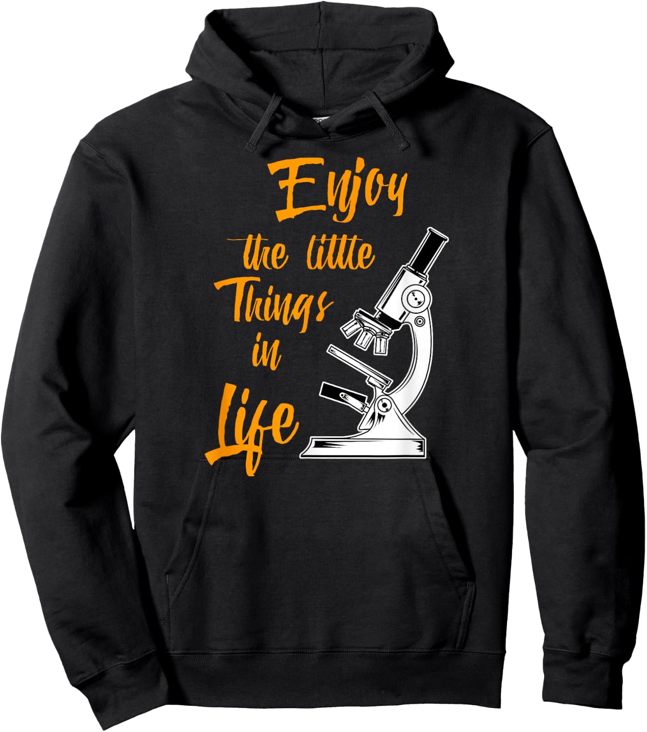 Biologist Microscope Laboratory - Funny Biology Pun Hoodie - Hoodie | Black