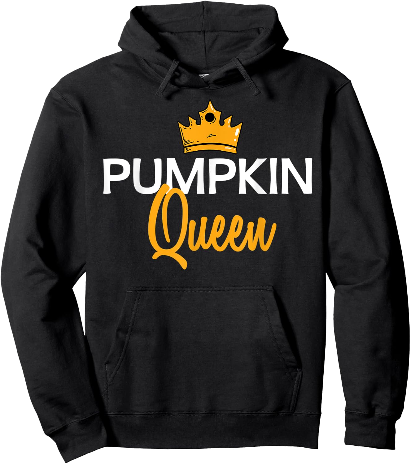 Pumpkin Queen Halloween Fall Season Gift Hoodie - Hoodie | Black