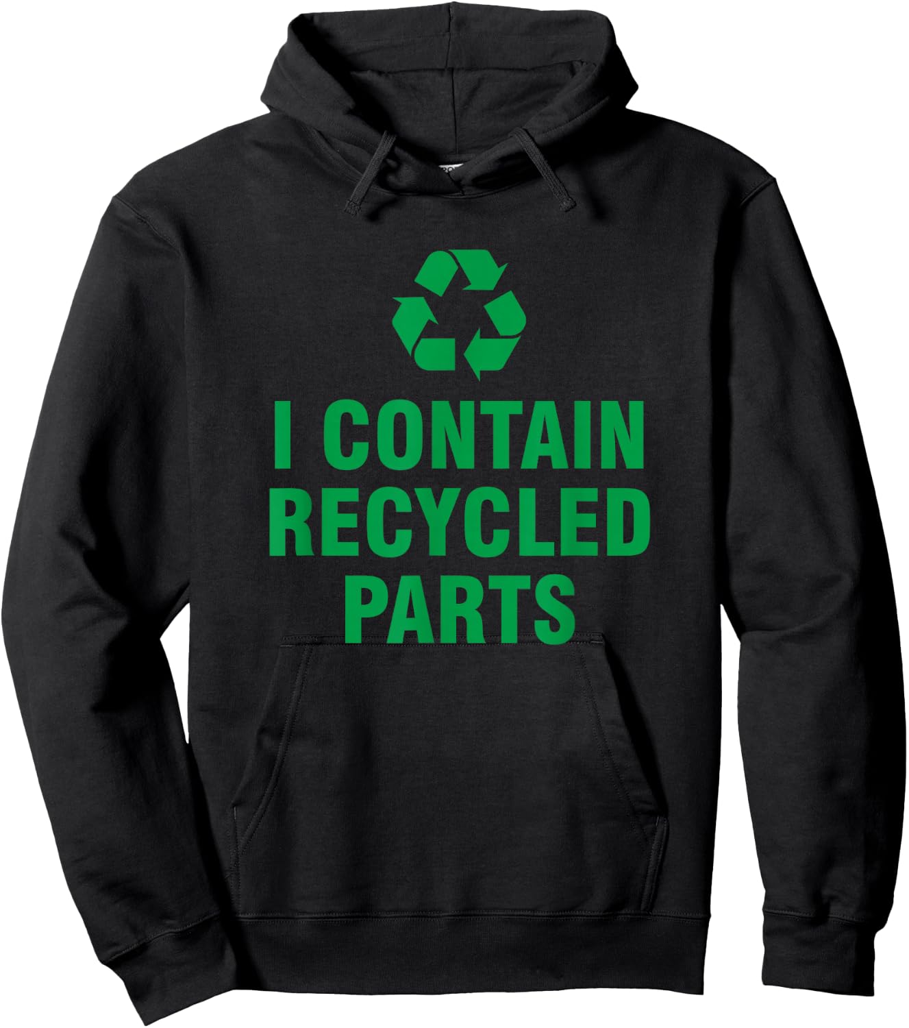 I contain recycled parts Hoodie - Hoodie | Black