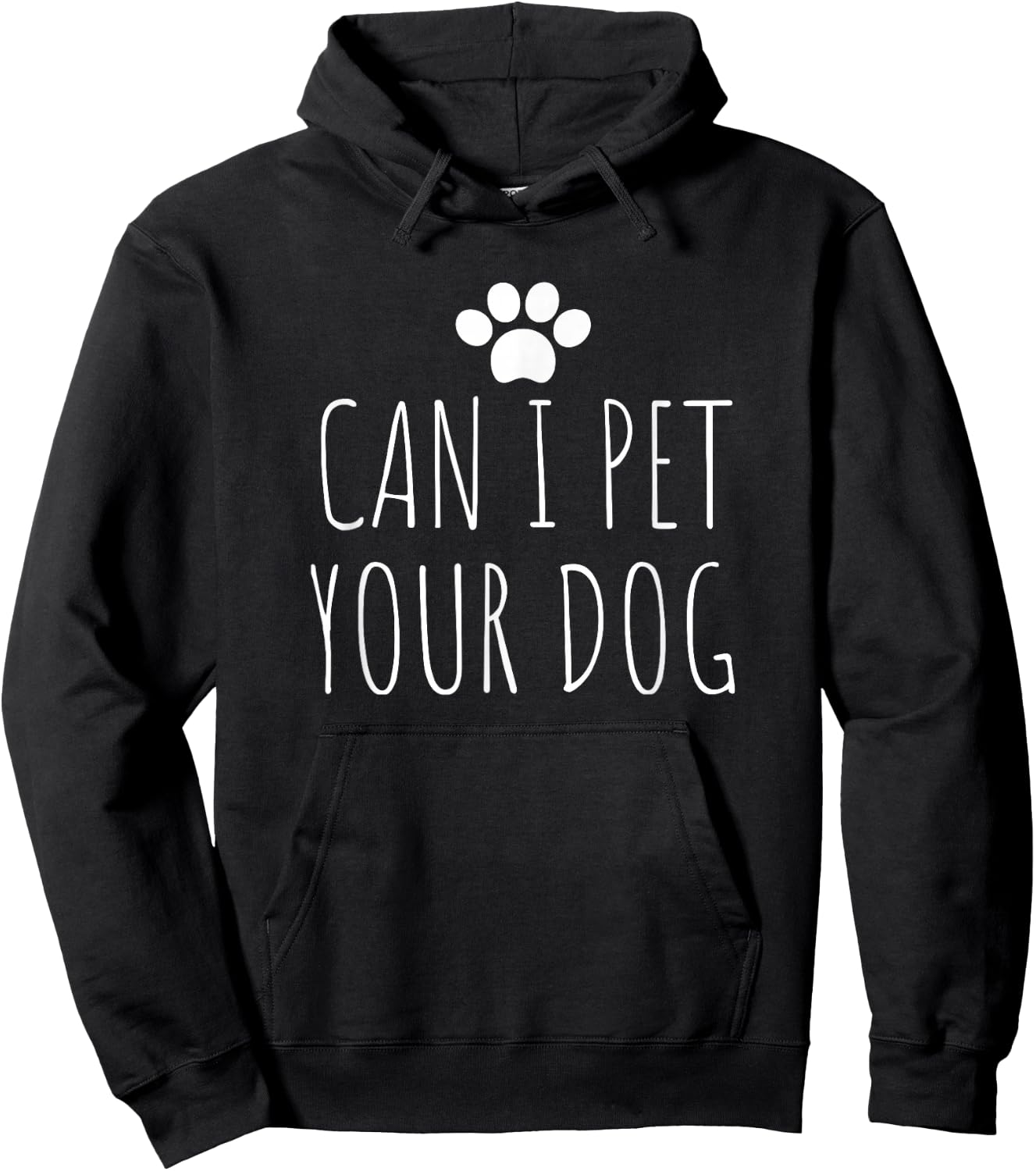 Can I Pet Your Dog women boy kids girl pet Hoodie - Hoodie | Black