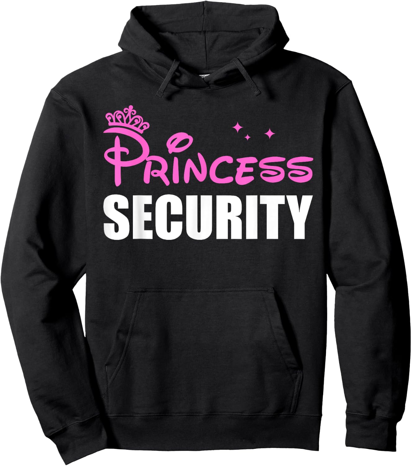 Princess Security Halloween Costume, Cute Princess Girls Hoodie - Hoodie | Black