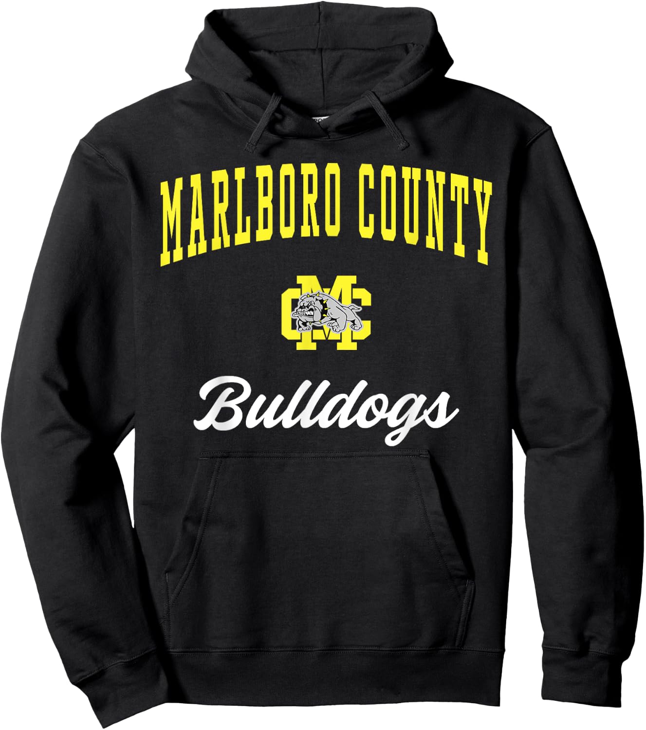 Marlboro County High School Bulldogs Hoodie - Hoodie | Black