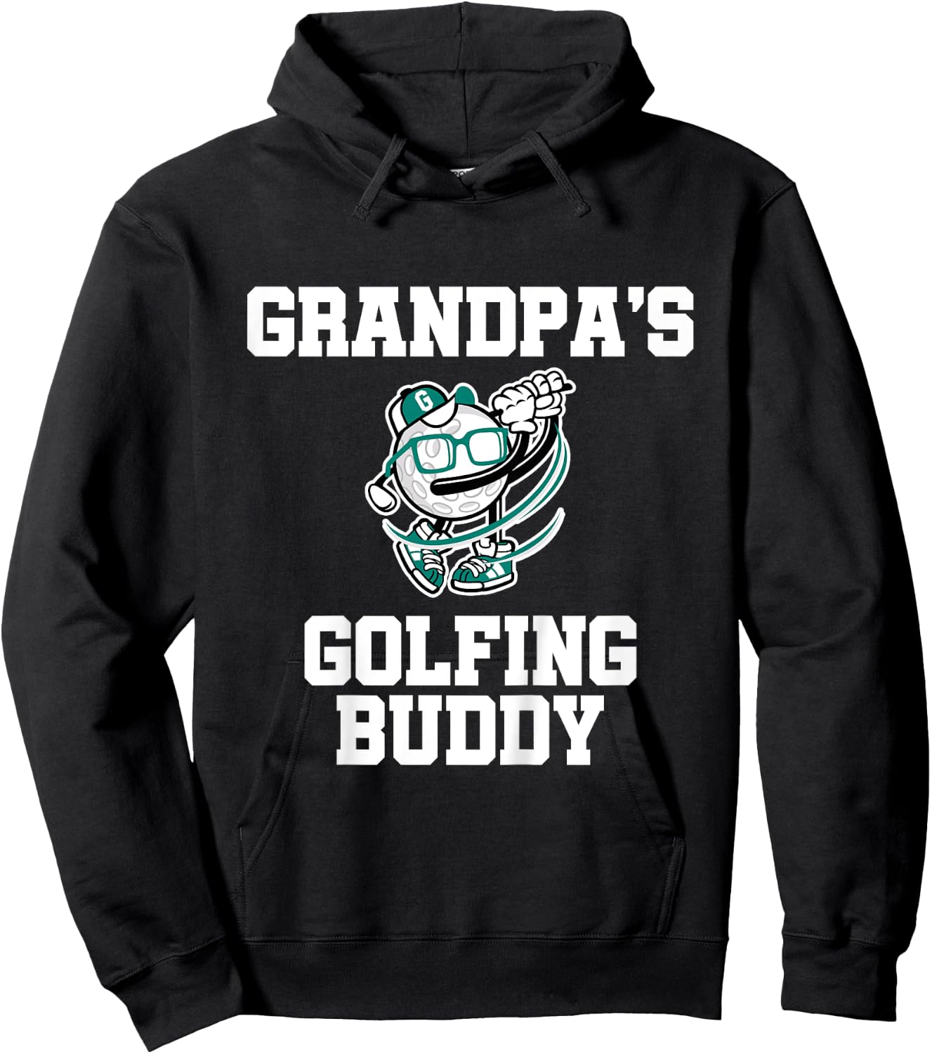 Grandpa's Golfing Buddy Golf Buddy Hoodie - Hoodie | Black