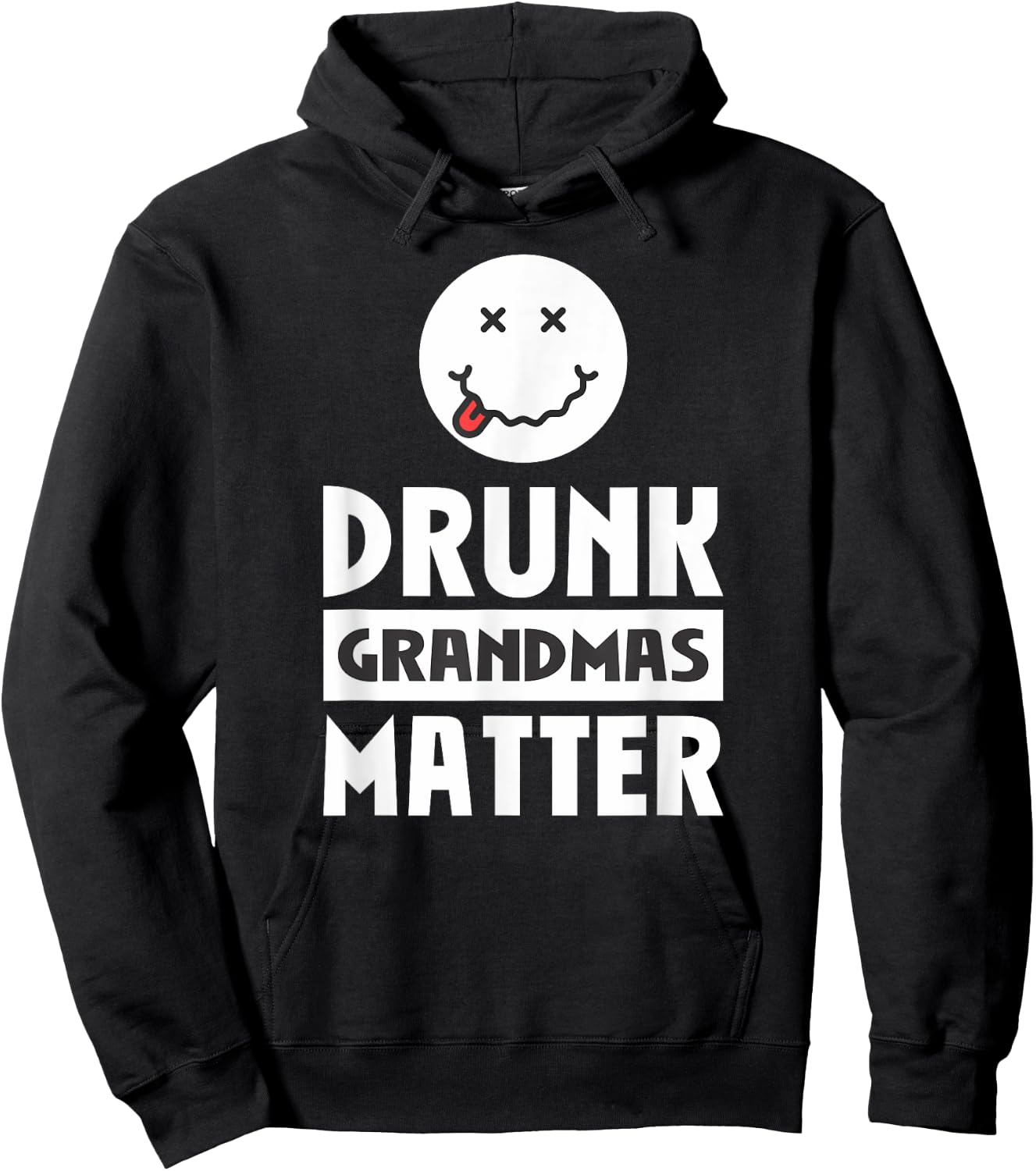 Drunk Grandmas Matter Drinking Hoodie - Hoodie | Black