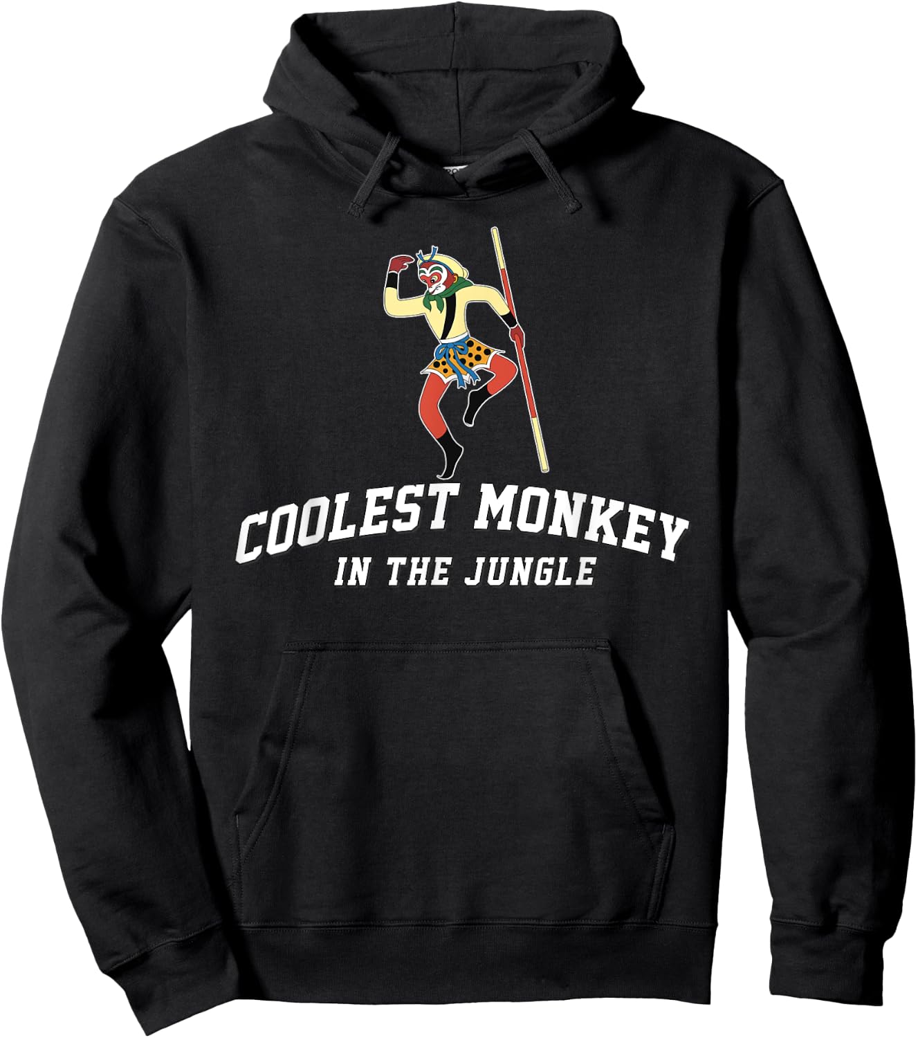 Sun Wukong for the Coolest Monkey in the Jungle Hoodie - Hoodie | Black