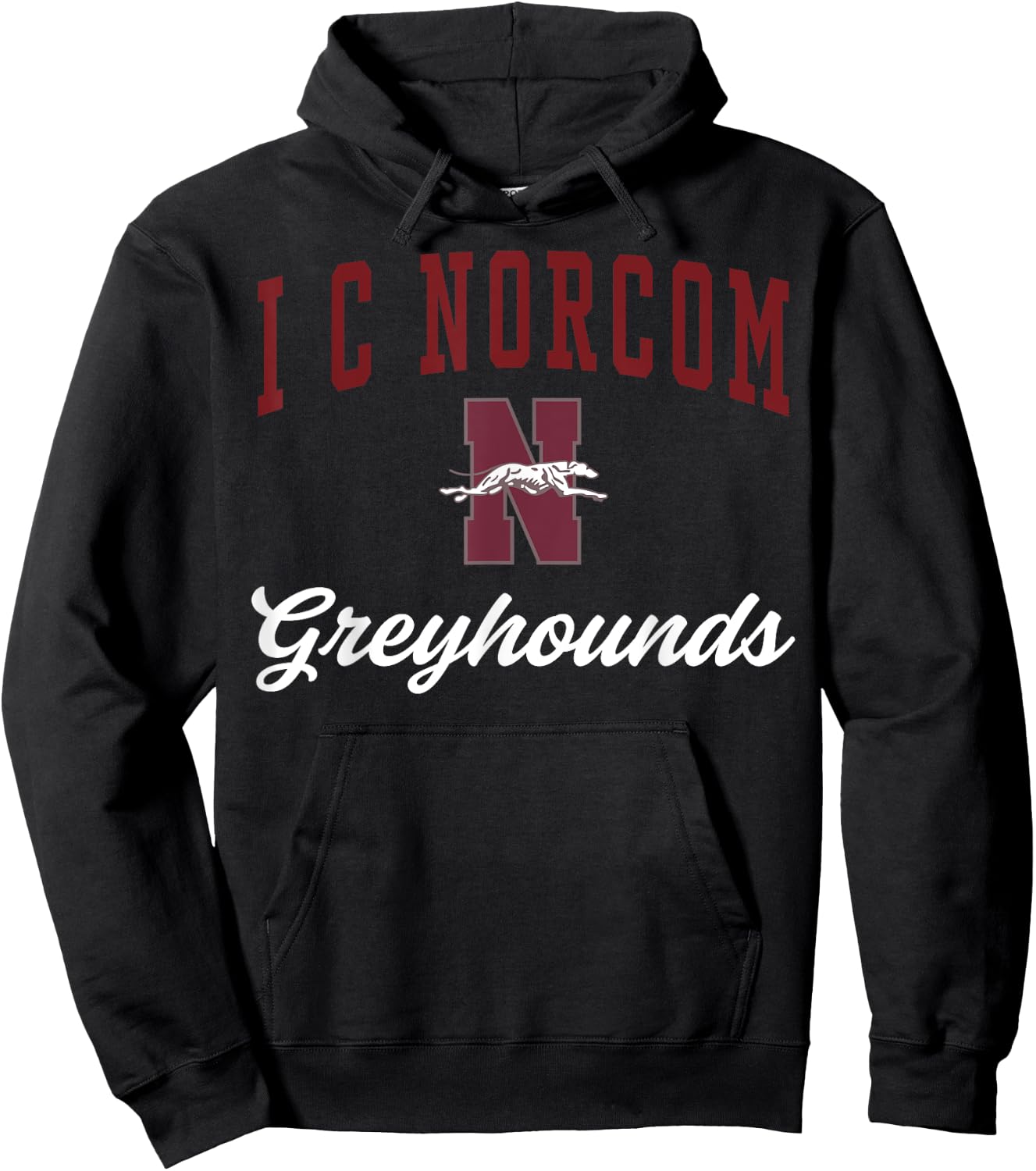 I C Norcom High School Greyhounds C3 Hoodie - Hoodie | Black