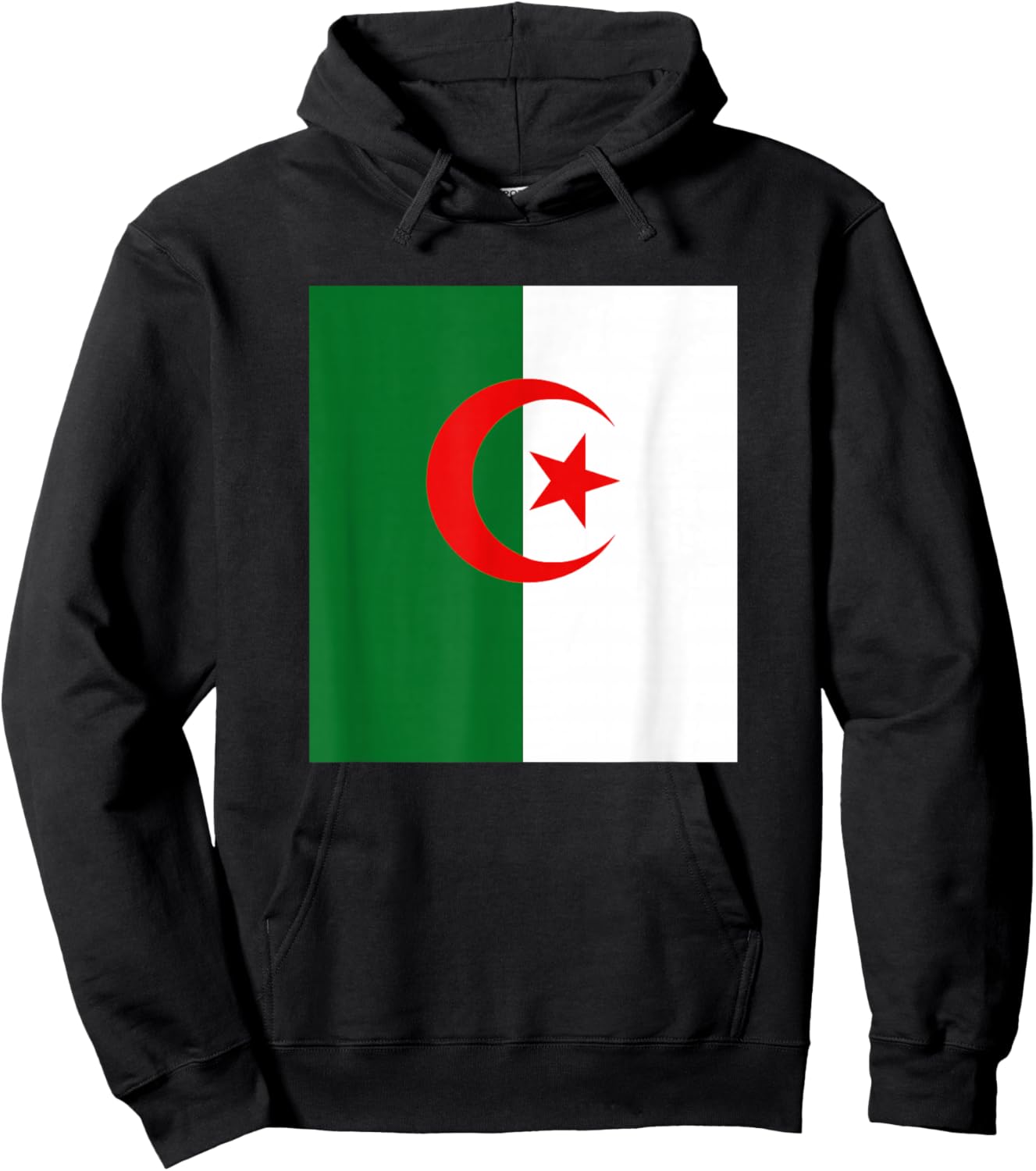 Flag of Algeria - Algerian Football Team Fans Hoodie - Hoodie | Black