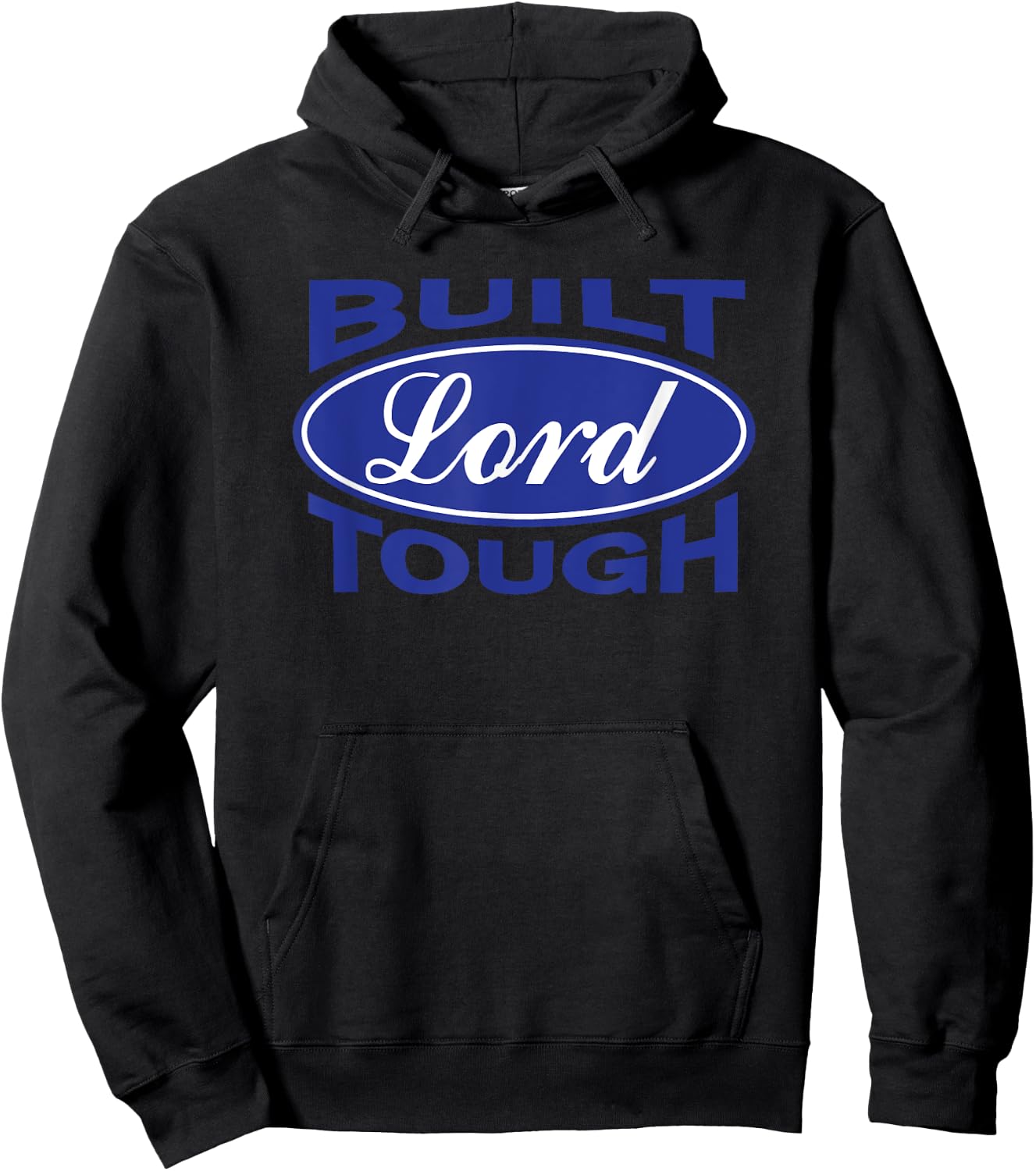 Built Lord Tough - Great Christian Fashion Gift! Hoodie - Hoodie | Black