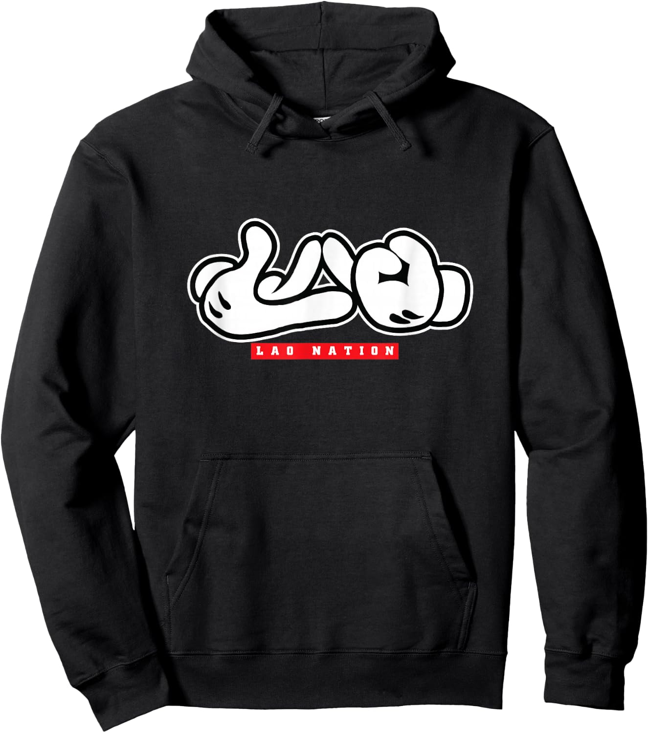 Lao Nation Shirt Hoodie - Hoodie | Black