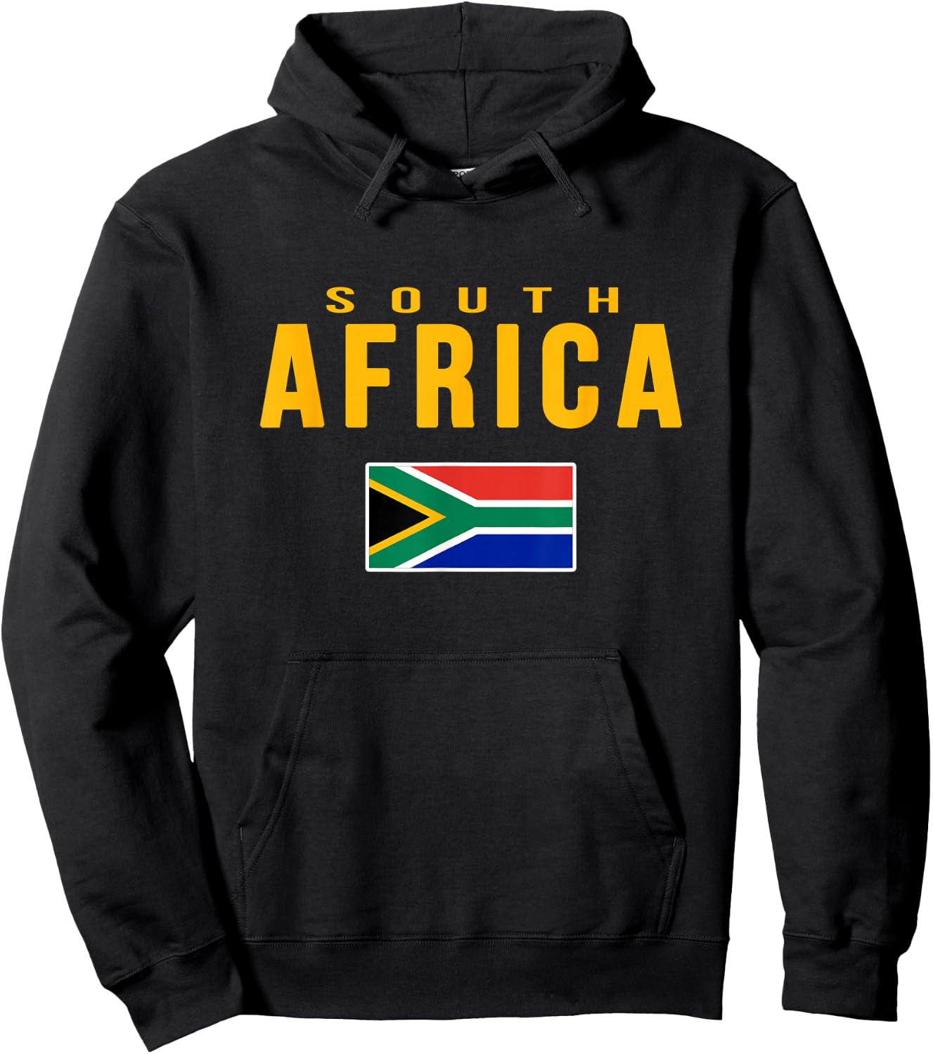 South Africa South African Flag Hoodie - Hoodie | Black