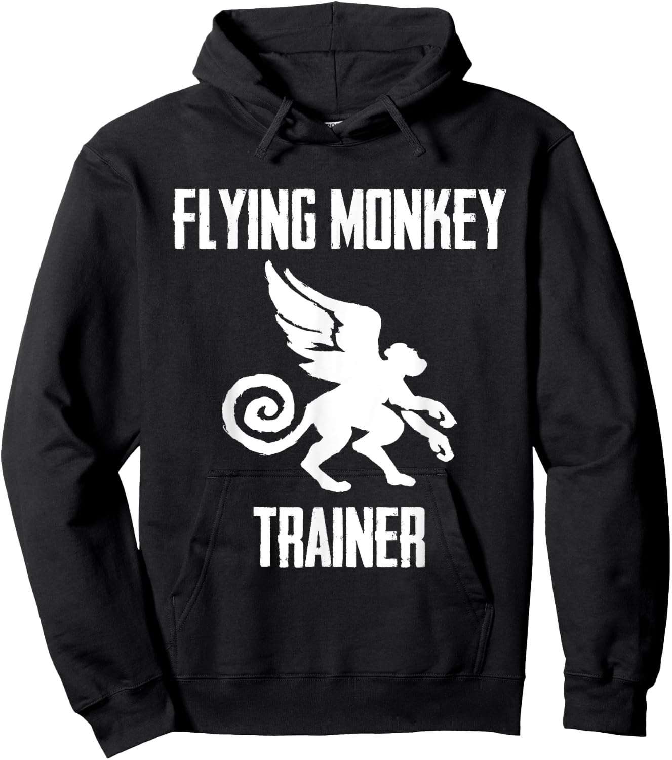 Flying Monkey Trainer Cute Monkies Animal Lover Hoodie - Hoodie | Black