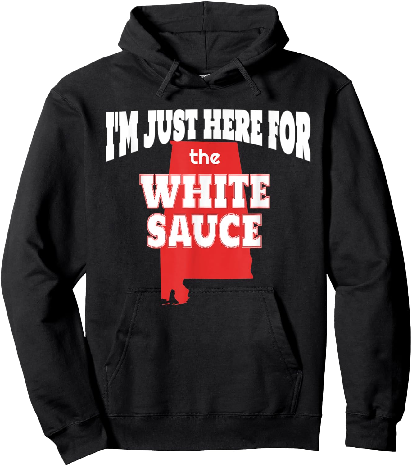 Alabama Barbecue White Sauce for BBQ Pitmaster Cook Hoodie - Hoodie | Black