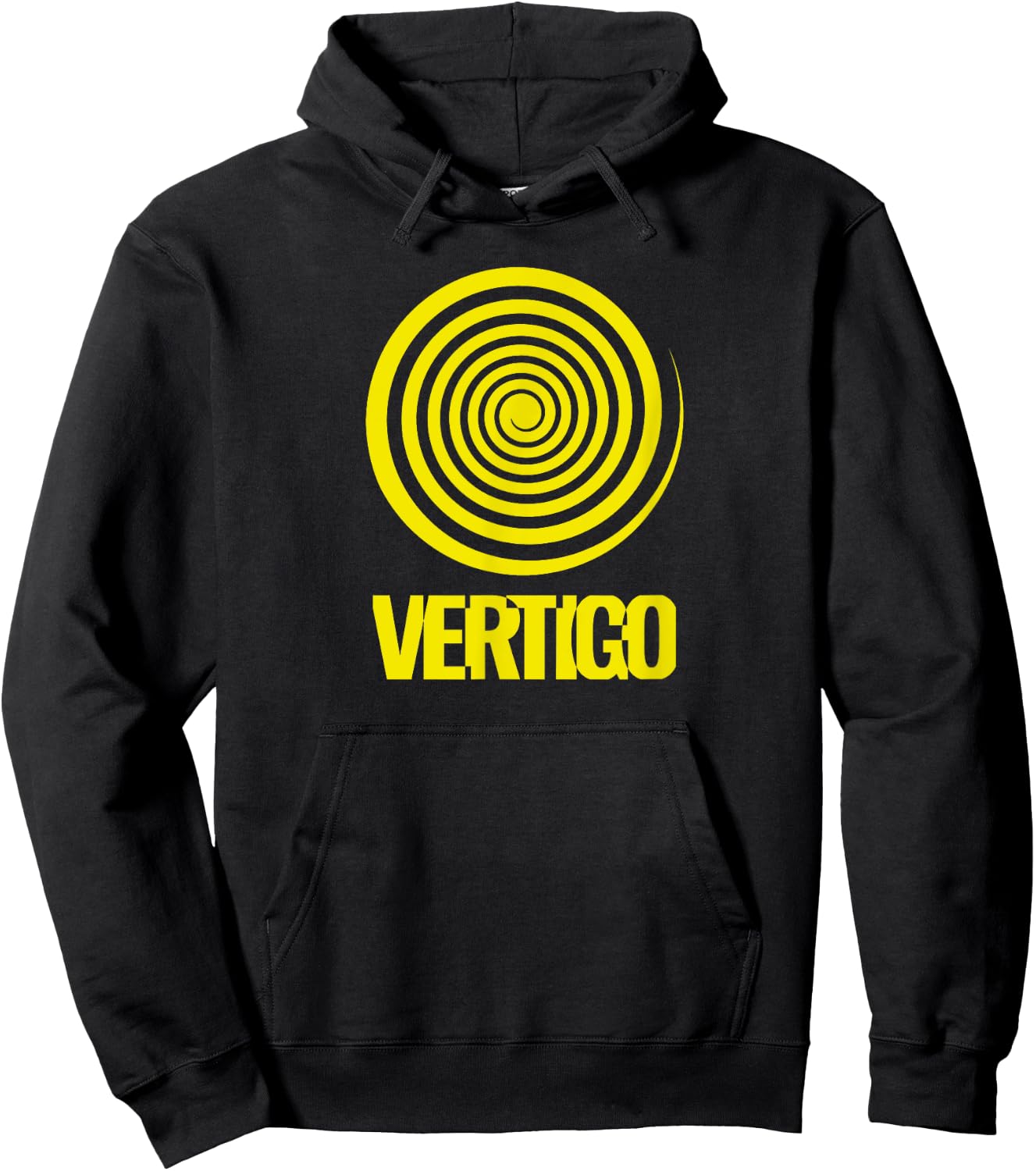Vertigo Graphic Inspired Hoodie - Hoodie | Black