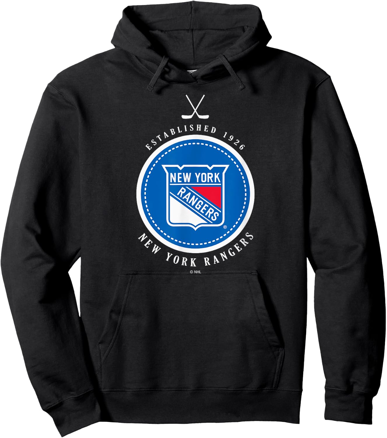 New York Rangers Est 1926 Black Officially Licensed Hoodie - Hoodie | Black