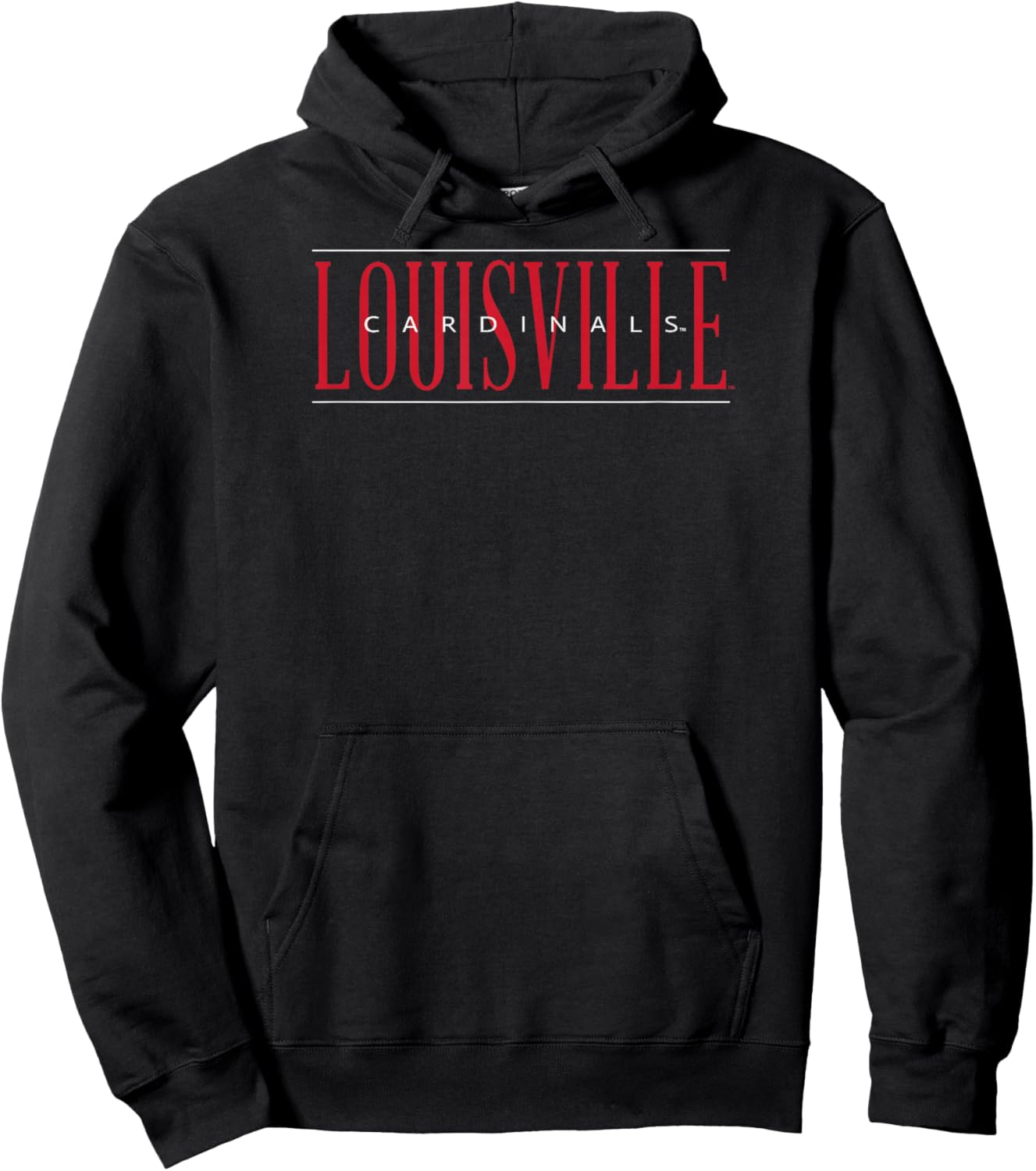 Louisville Cardinals Psychic Black Officially Licensed Hoodie - Hoodie | Black