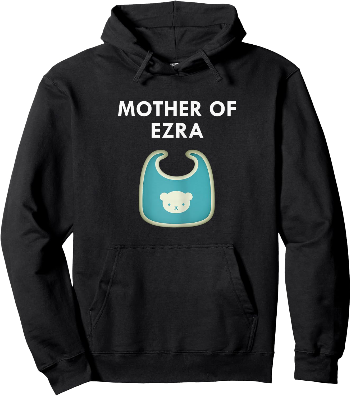 Mother Baby Ezra Newborn Boy Individual T Shirt Hoodie - Hoodie | Black