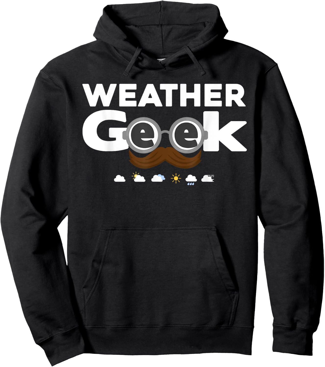 Meteorology Design Women Weather Geek Meteorologist Hoodie - Hoodie | Black