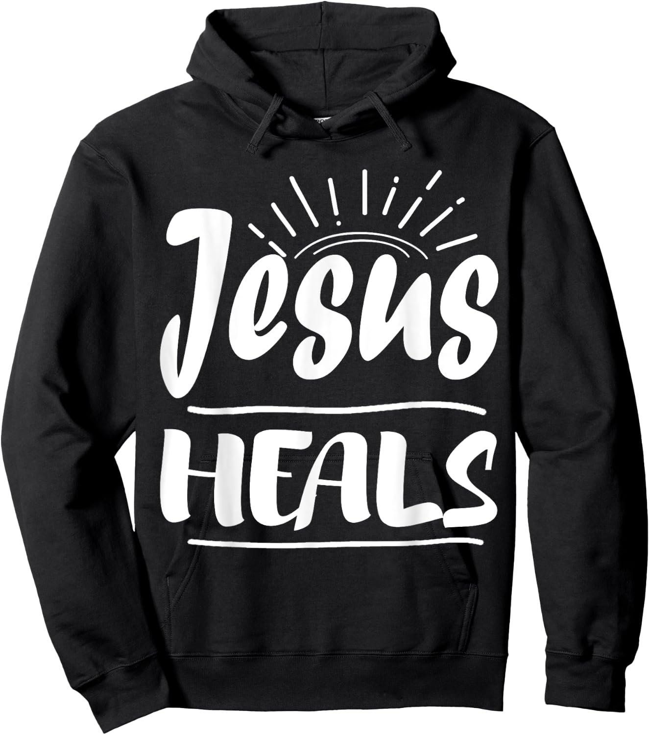 Jesus Heals Shirt For Christians Religion Hoodie - Hoodie | Black
