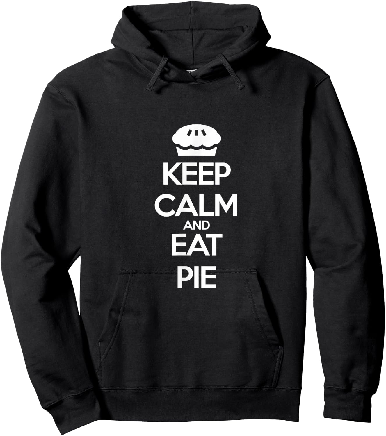 Keep Calm and Eat Pie Hoodie - Hoodie | Black