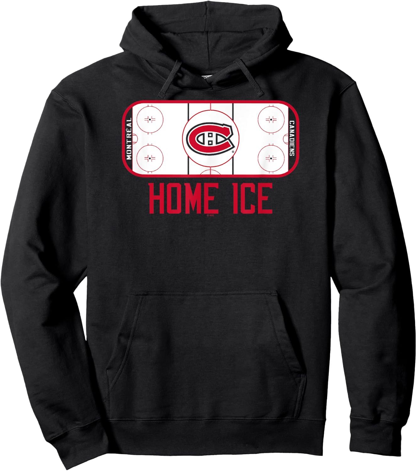 Montreal Canadiens Home Ice Royal Officially Licensed Hoodie - Hoodie | Black