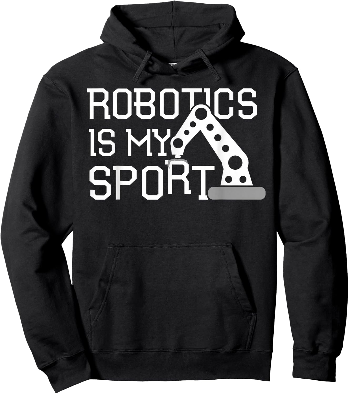 Robotics T Shirt Robotics Is My Sport Coding Hoodie - Hoodie | Black