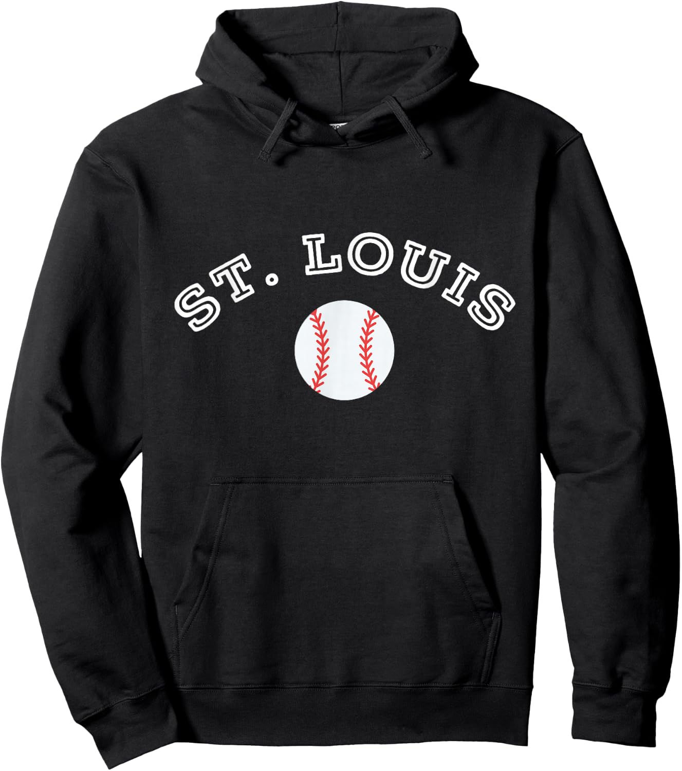 St. Louis Baseball, Cardinal Hoodie - Hoodie | Black