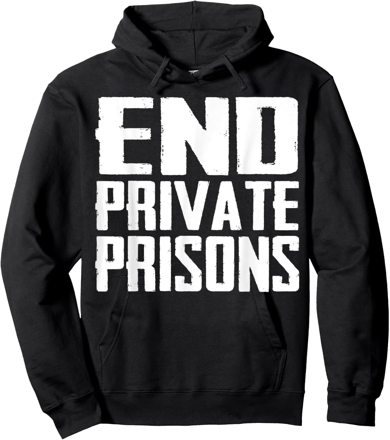 End Private Prisons Jail Reform Apparel Gift Hoodie - Hoodie | Black