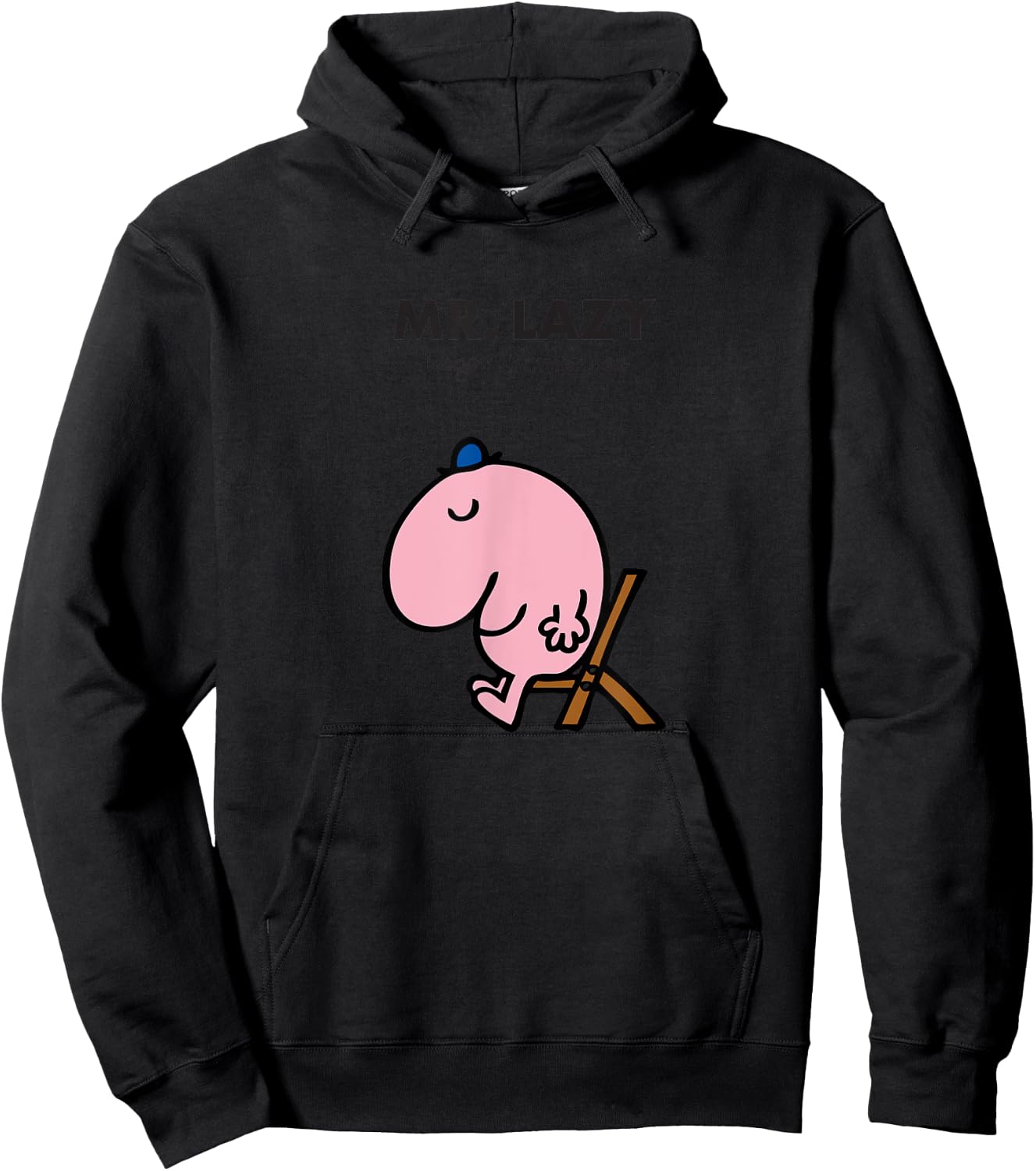 Mr. Men Mr. Lazy Hoodie - Hoodie | Black